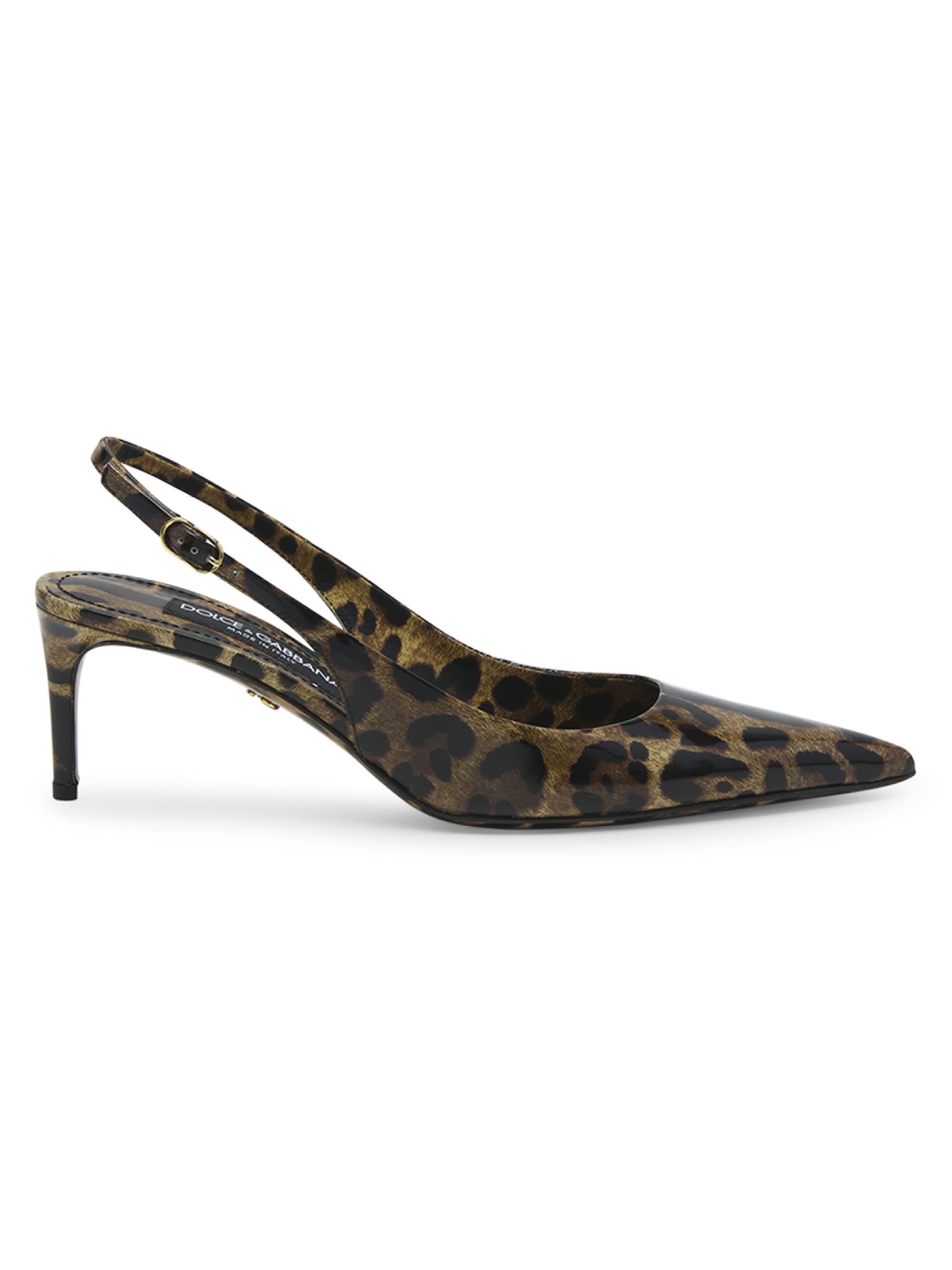 Dolce & Gabbana Women's 60MM Leopard-Print Patent Leather Pumps - Leopard