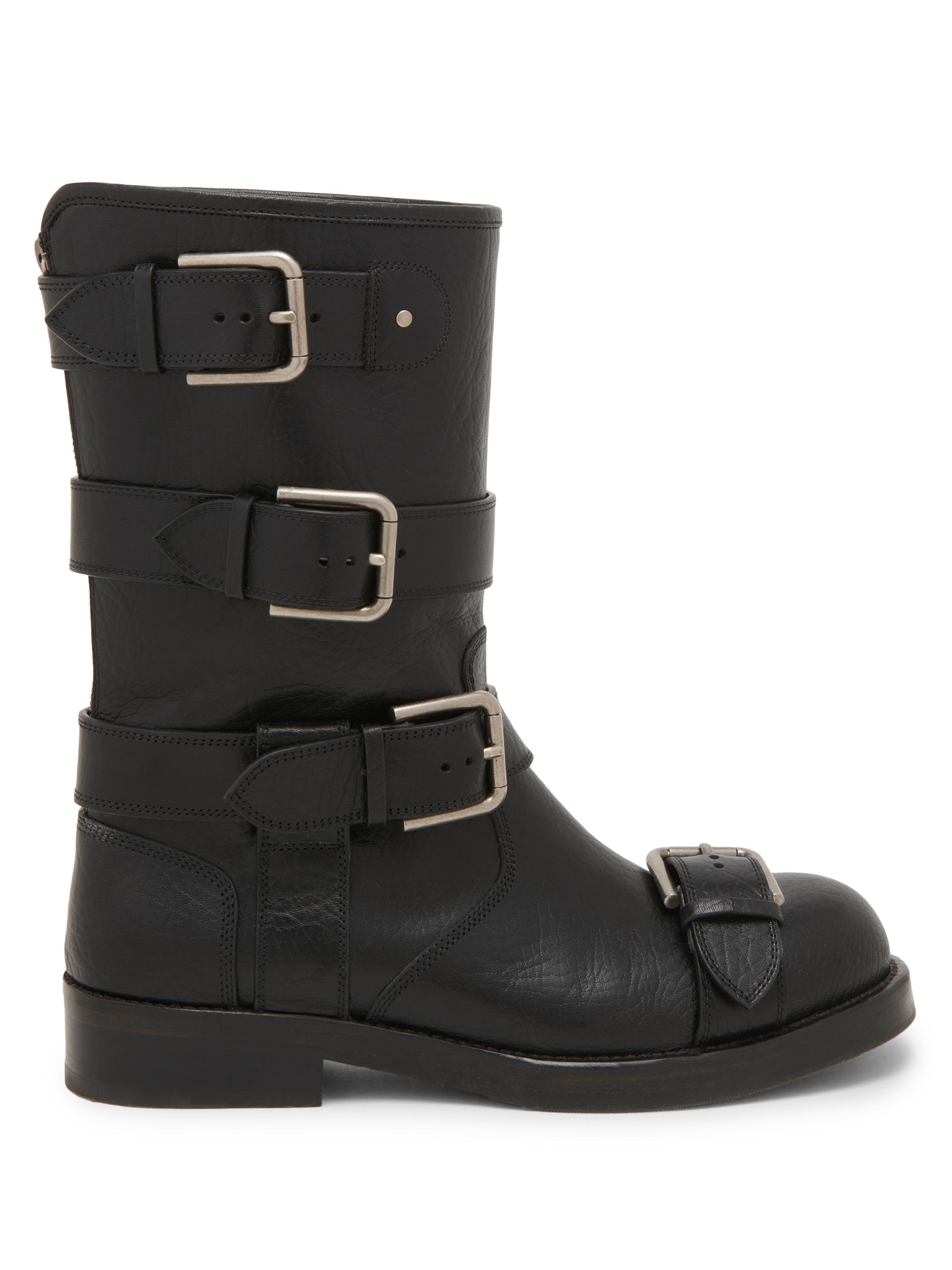 Dolce&Gabbana Trek Leather Boots | Saks Fifth Avenue
