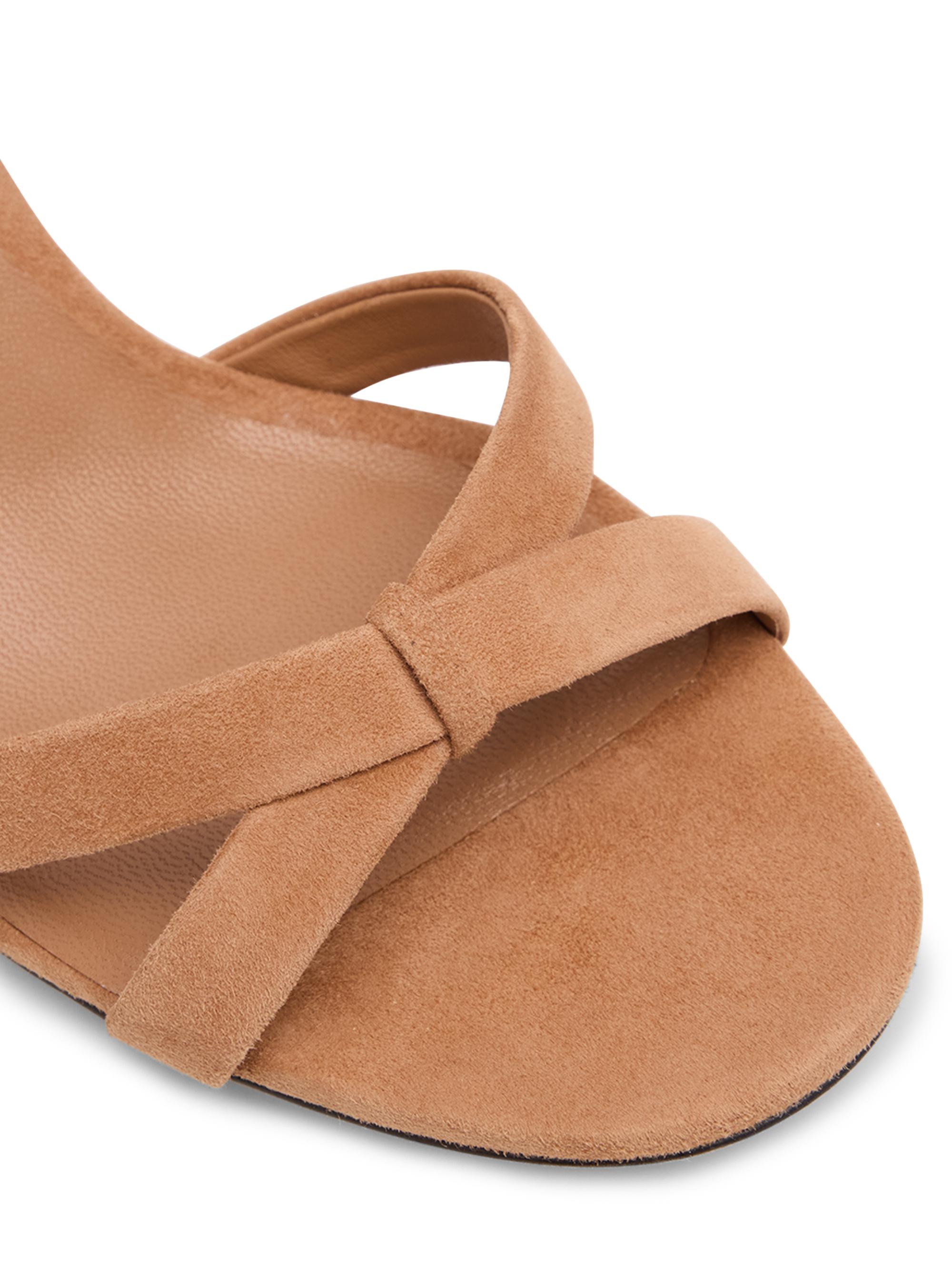 Jimmy Choo Elsy 70MM Suede Sandals | Saks Fifth Avenue