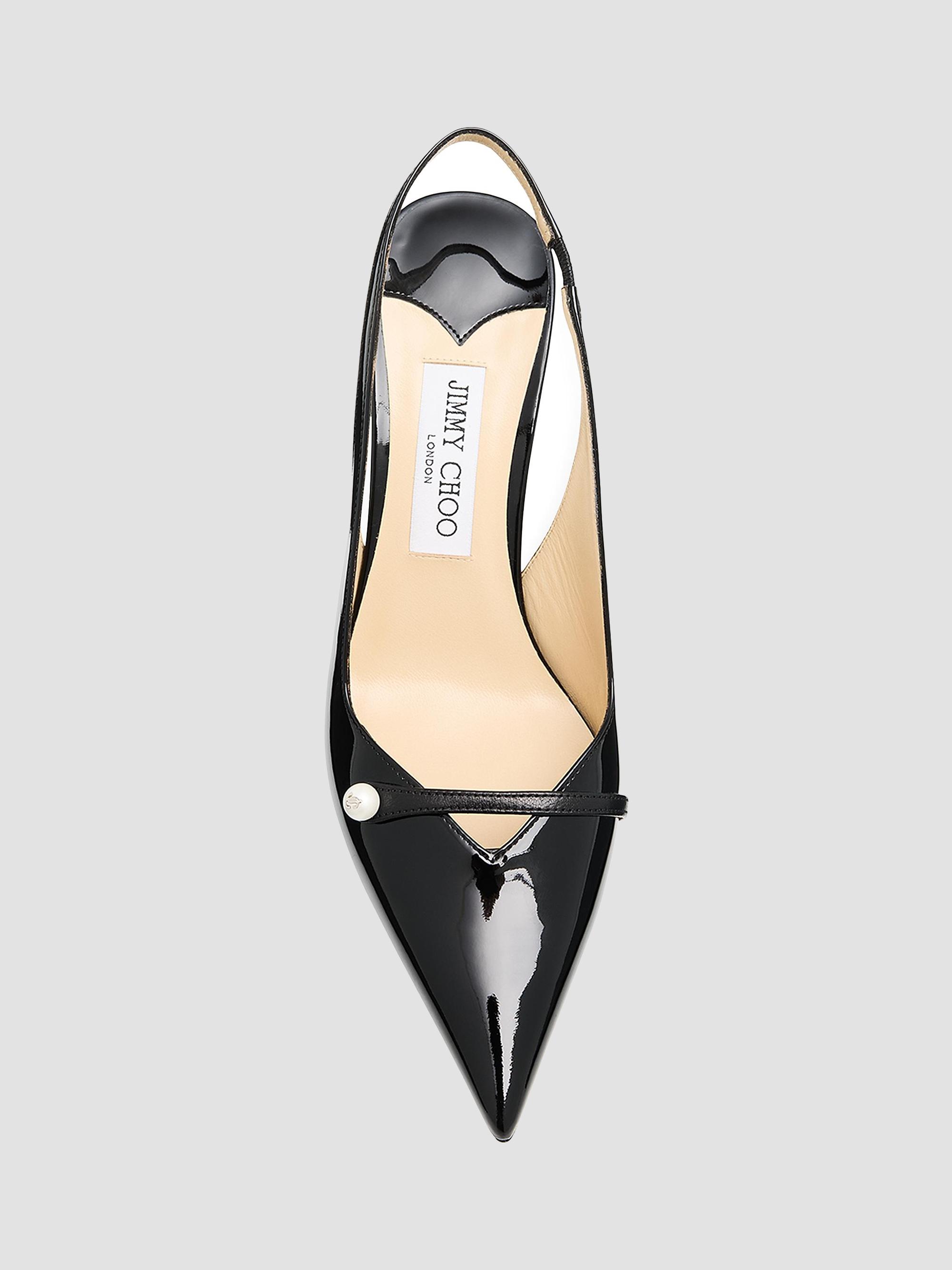 安心の米田一奥ハンドシエープpu6.0 Jimmy Choo Amita 85MM Patent Leather Slingback Pumps | Saks Fifth