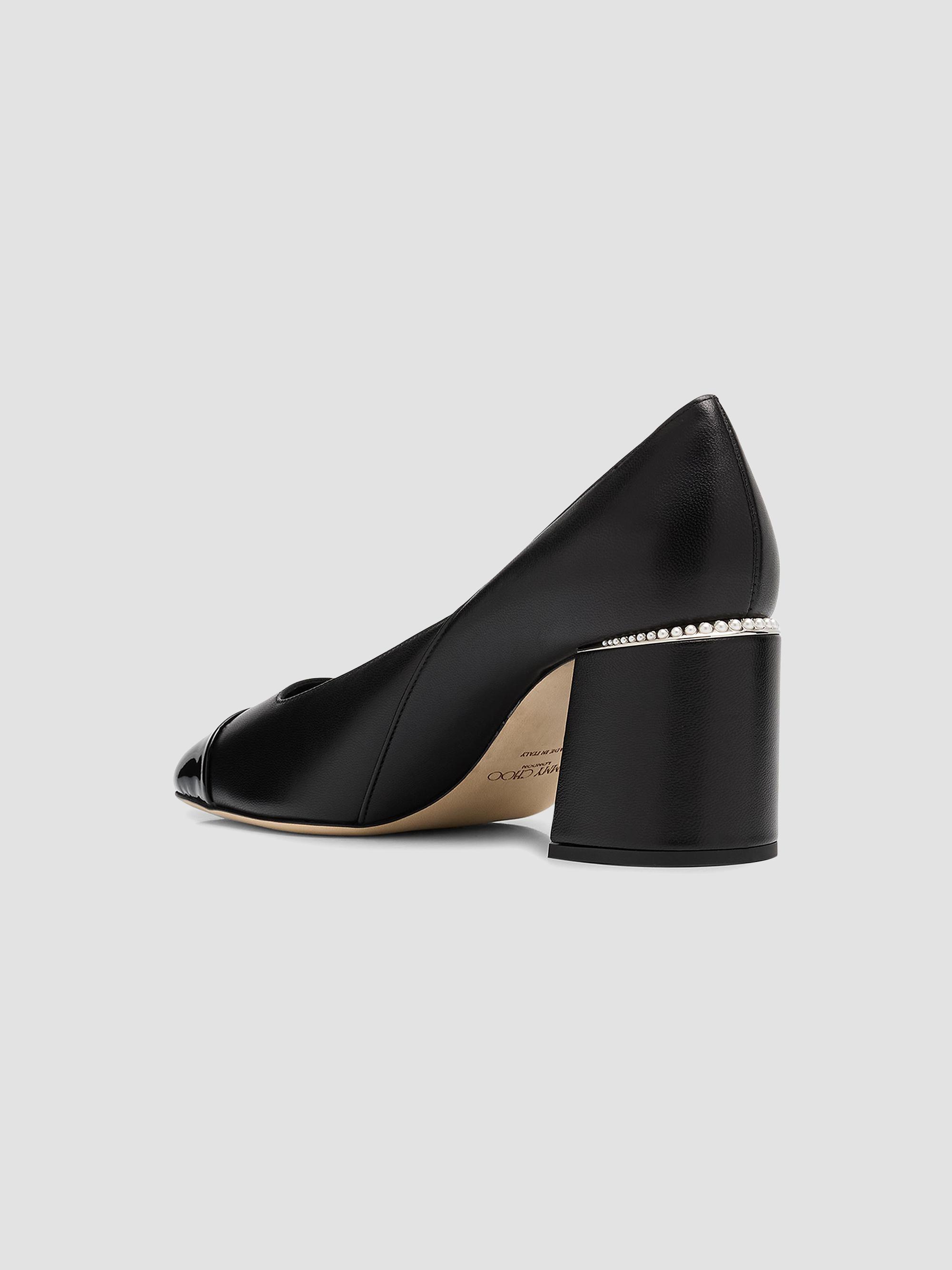 Jimmy Choo Jenson 65MM Leather Block-Heel Pumps | Saks Fifth Avenue
