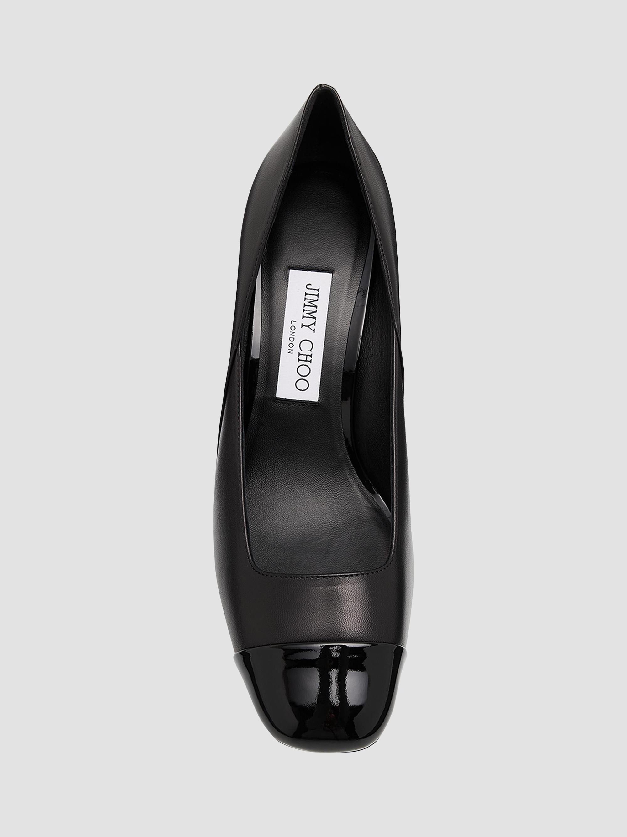 Jimmy Choo Jenson 65MM Leather Block-Heel Pumps | Saks Fifth Avenue