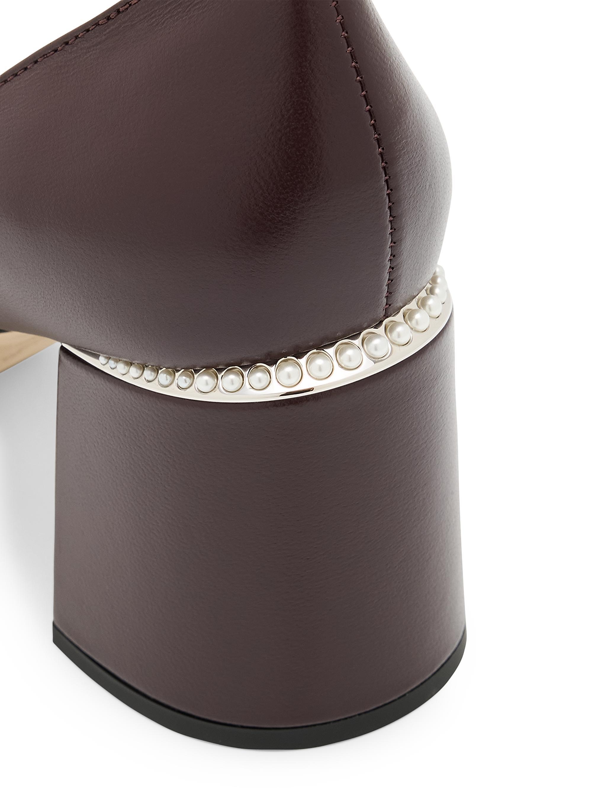 ホンチュンイェン Jimmy Choo Jenson 65MM Leather Block-Heel Pumps | Saks Fifth Avenue