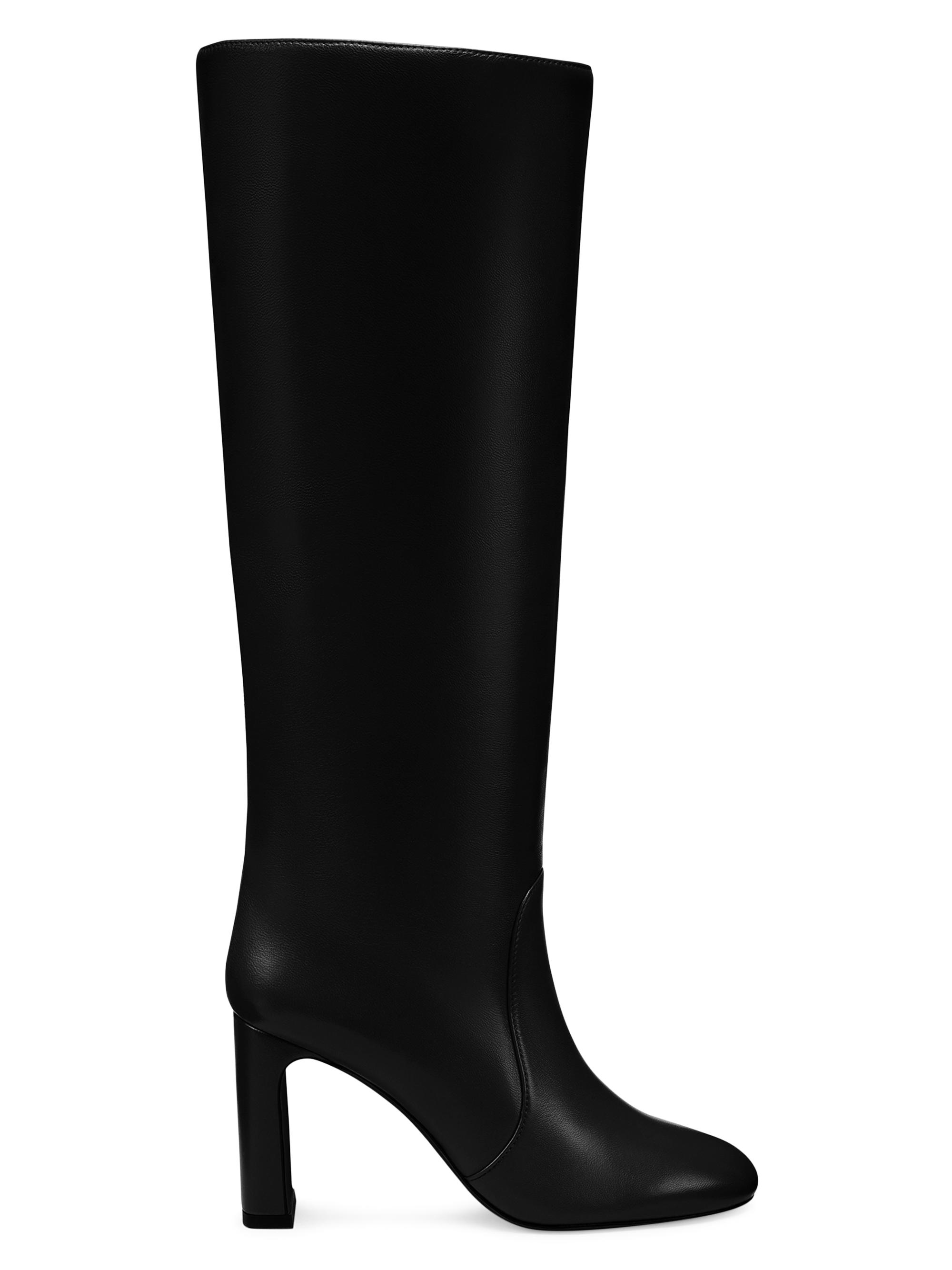 Stuart Weitzman Babette 85MM Leather Knee-High Boots | Saks Fifth