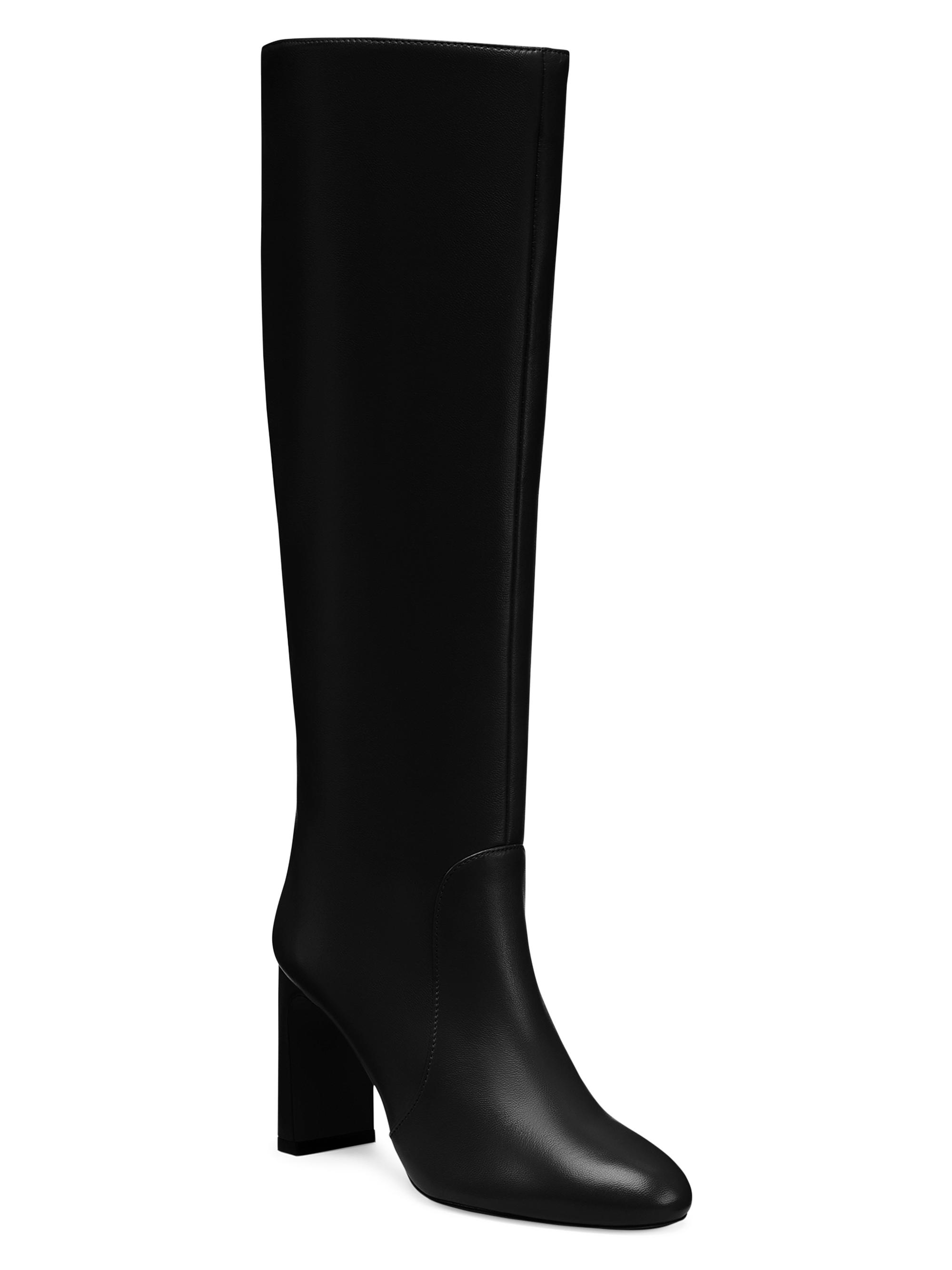 Stuart Weitzman Babette 85MM Leather Knee-High Boots | Saks Fifth