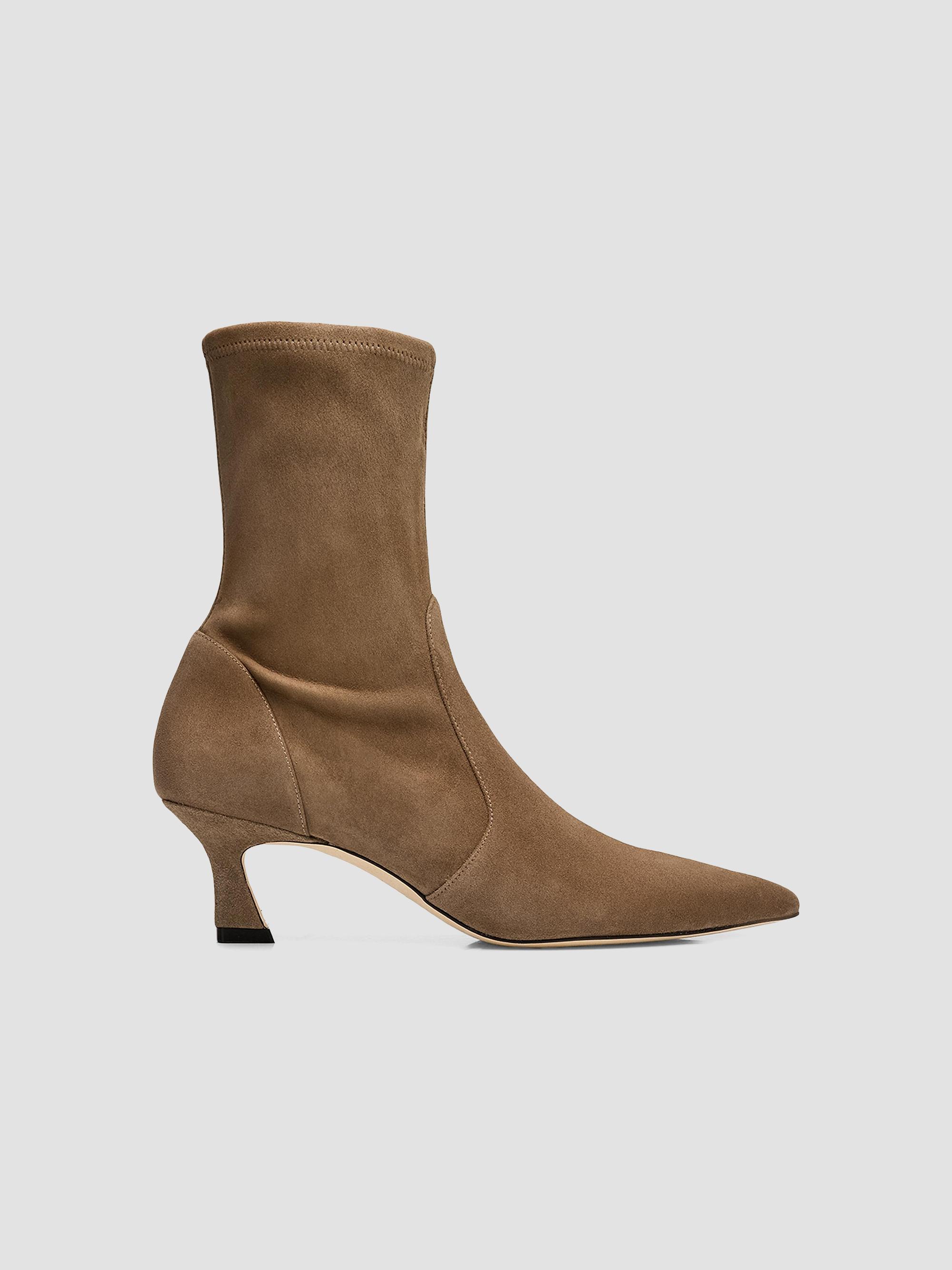 Stuart Weitzman Women's Vinnie 50MM Suede Boots - Taupe | Thumbnail 7