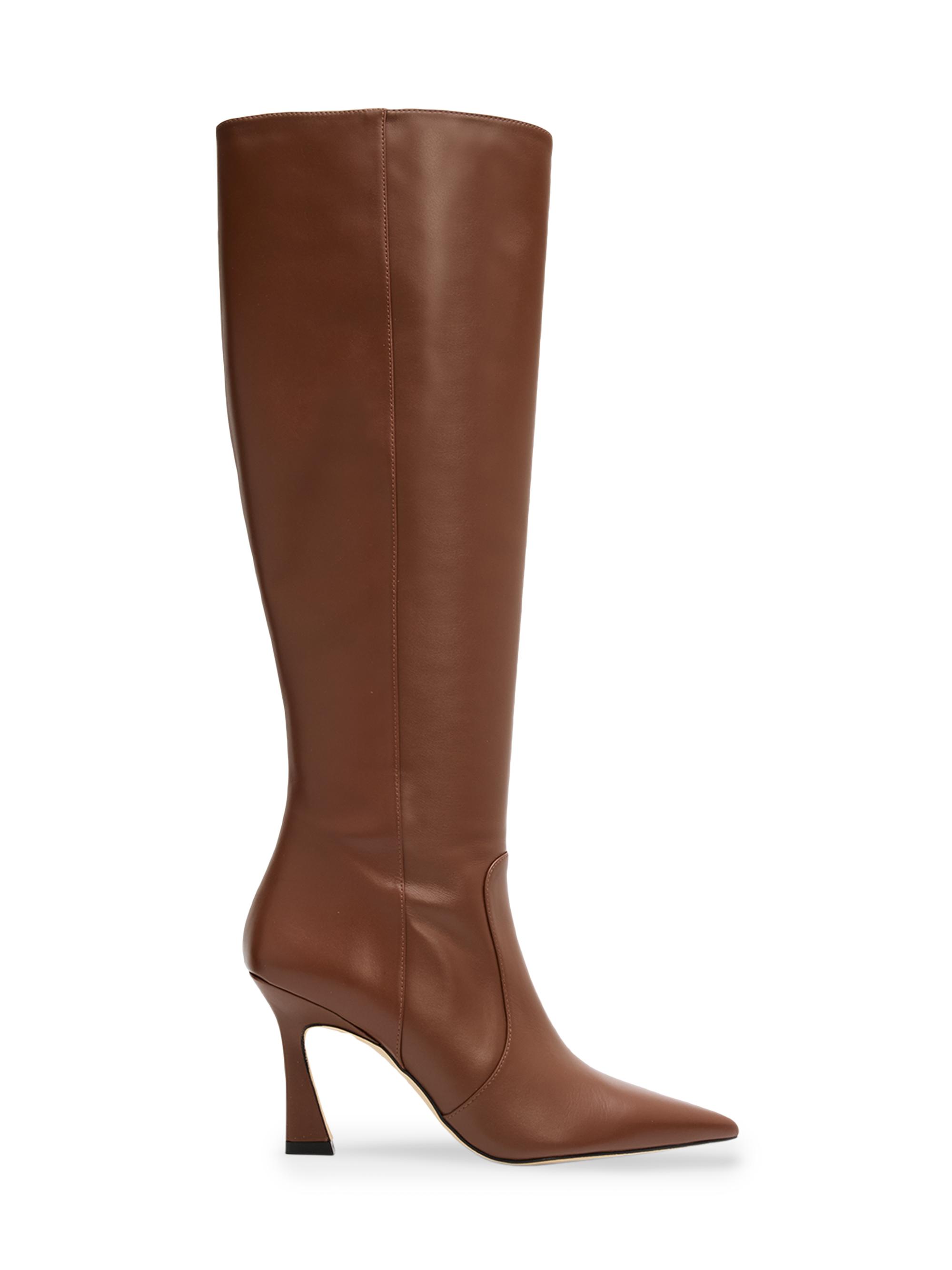 Stuart Weitzman Women's Vinnie 85MM Leather Knee-High Boots - Brown
