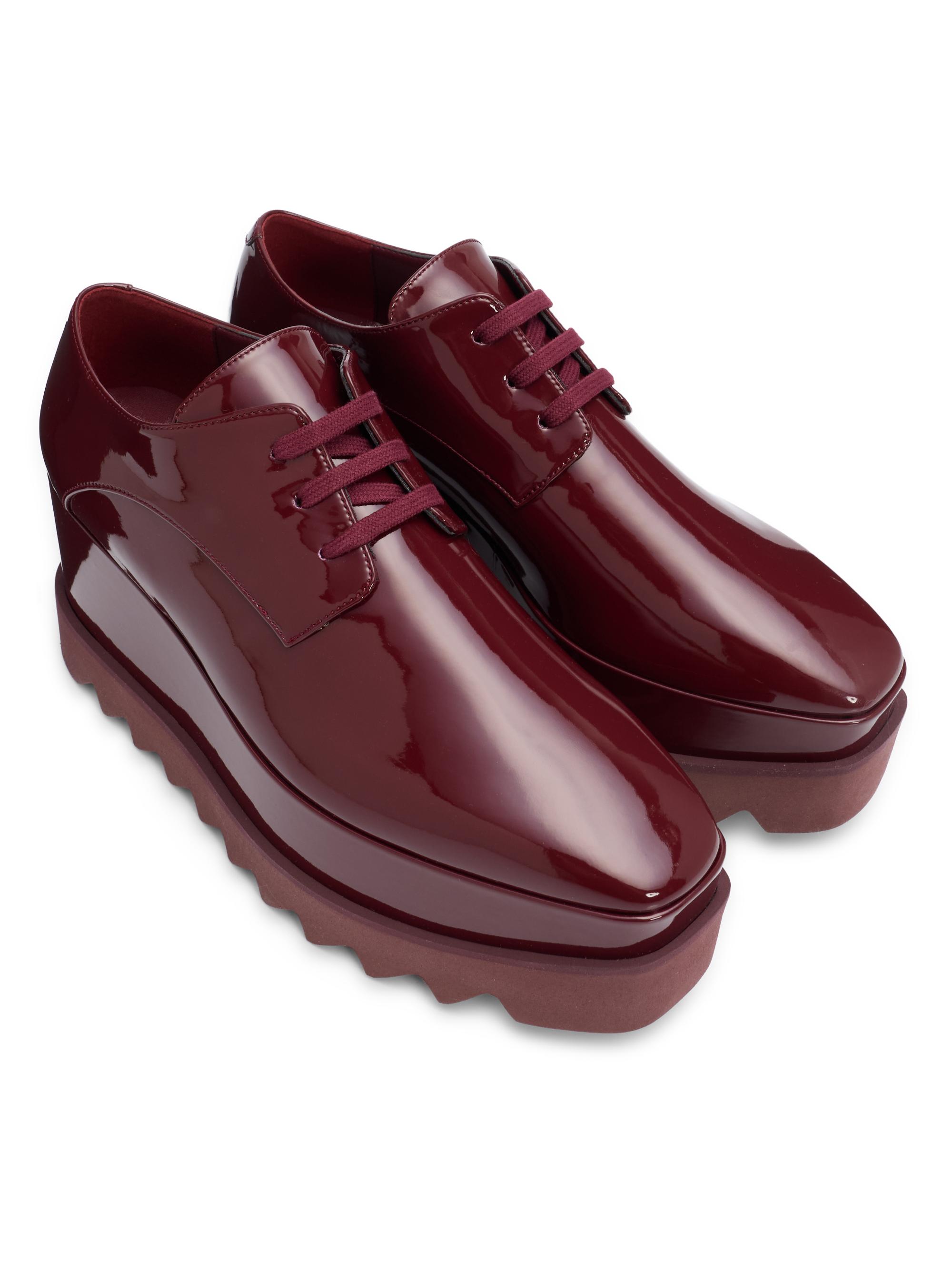 Stella McCartney Elyse 80MM Lace-Up Platform Loafers | Saks Fifth