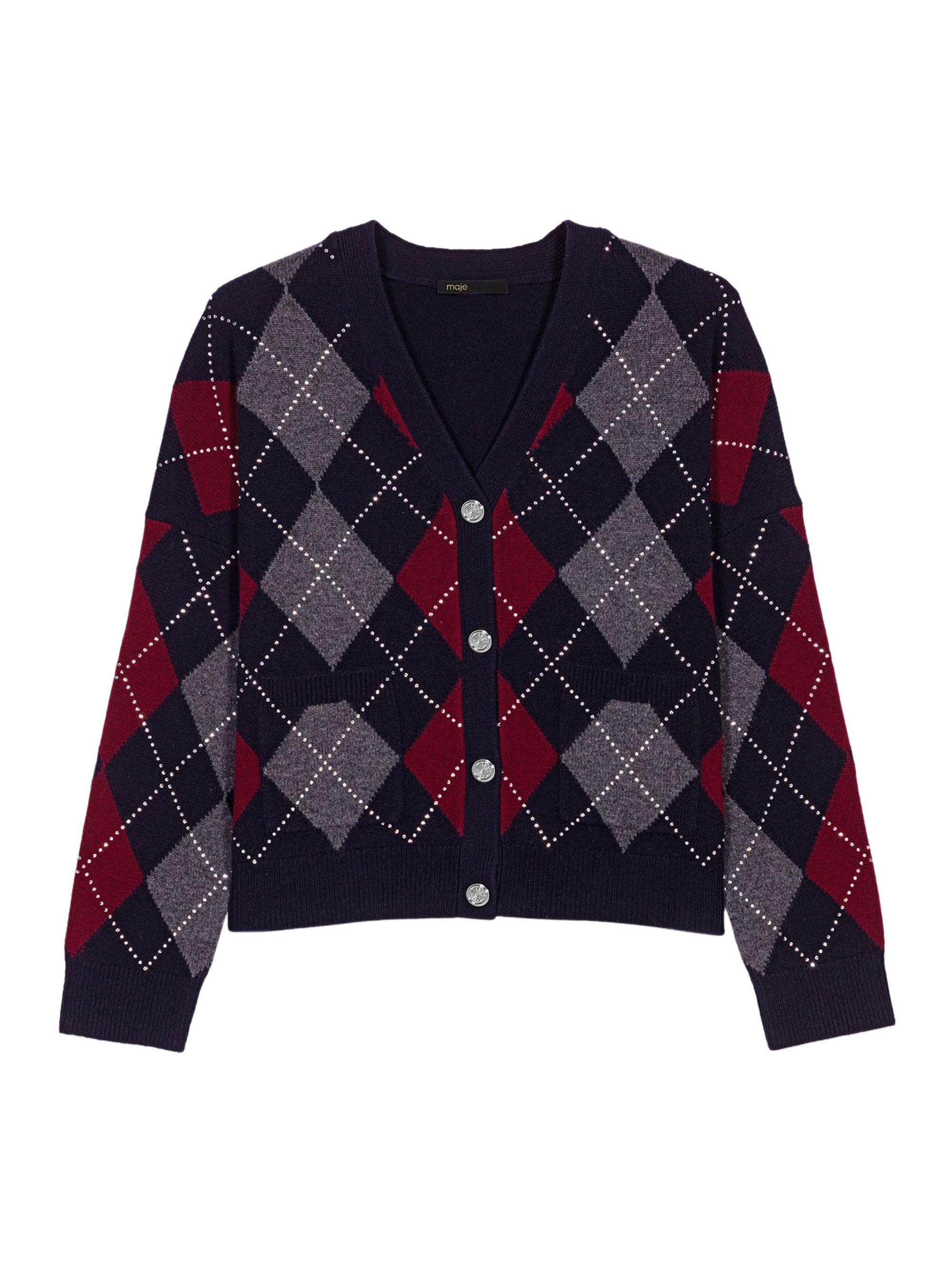RATS ARGYLE CARDIGAN カーディガン ネイビー RATS ARGYLE CARDIGAN カーディガン ネイビー RATS ARGYLE CARDIGAN