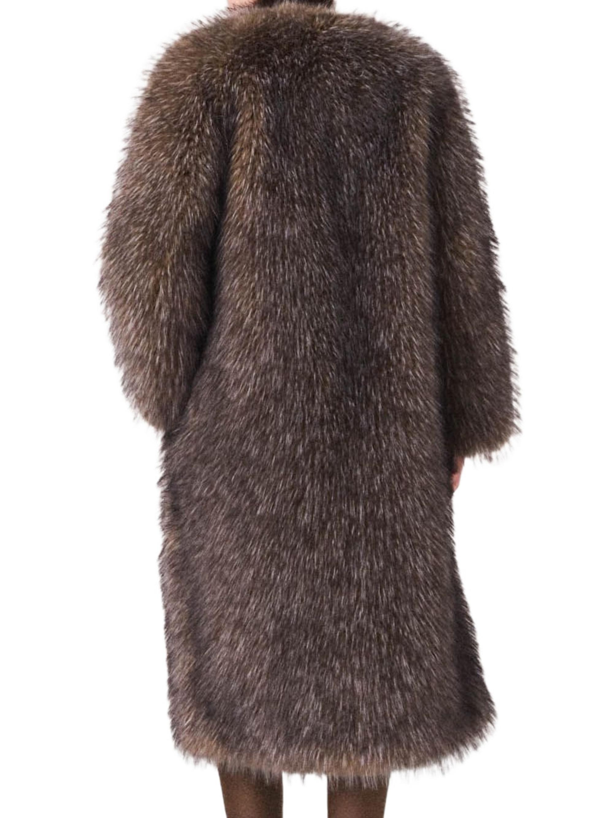 Long Faux Fur Coat