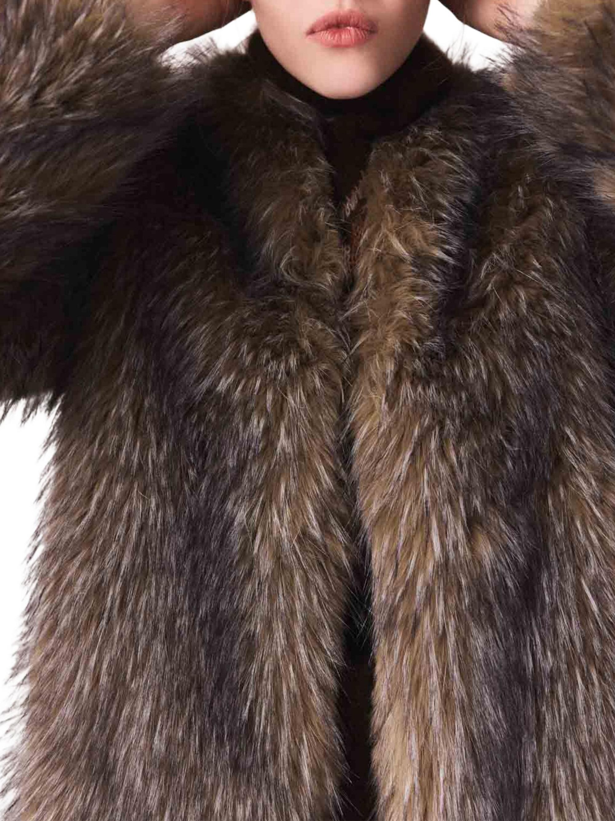 Long Faux Fur Coat