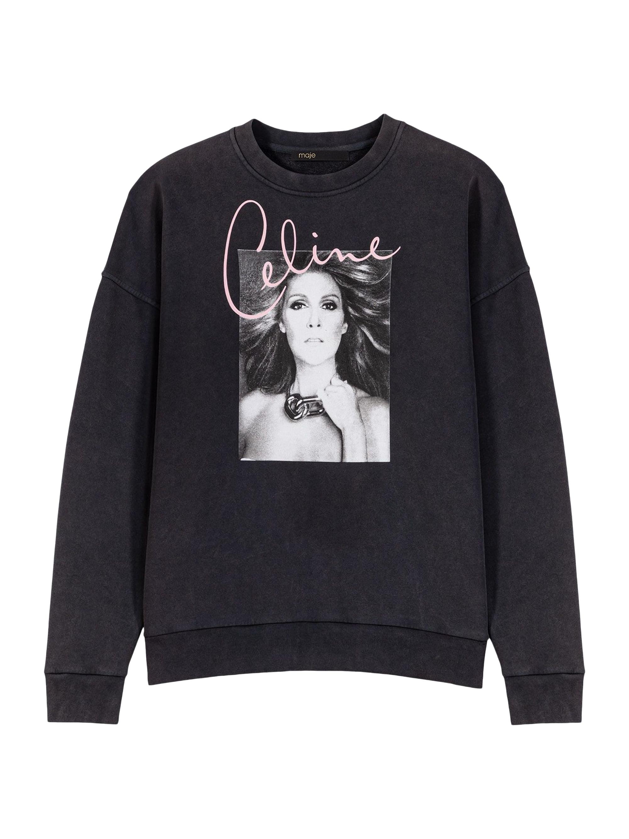 Maje Women's Celine Dion Sweatshirt - Grey