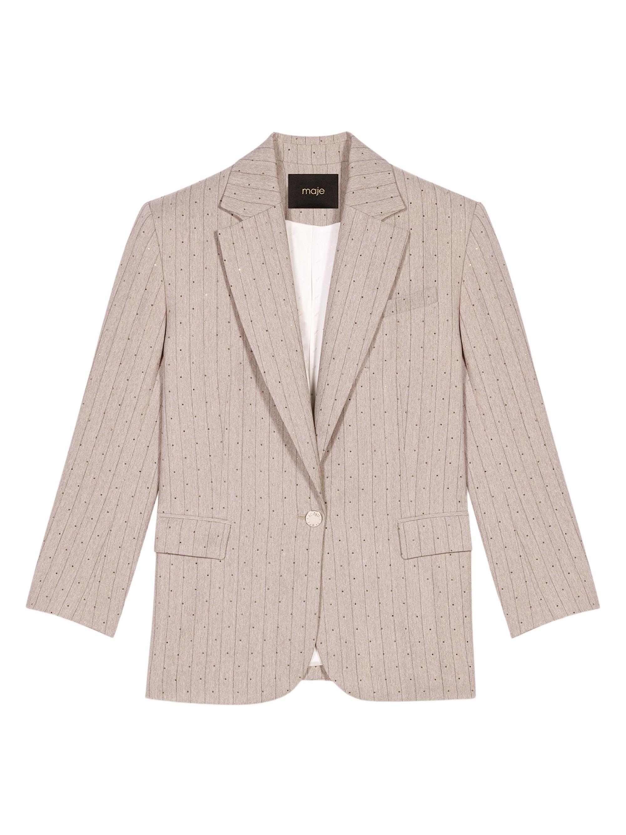 Maje Rhinestone Suit Blazer | Saks Fifth Avenue