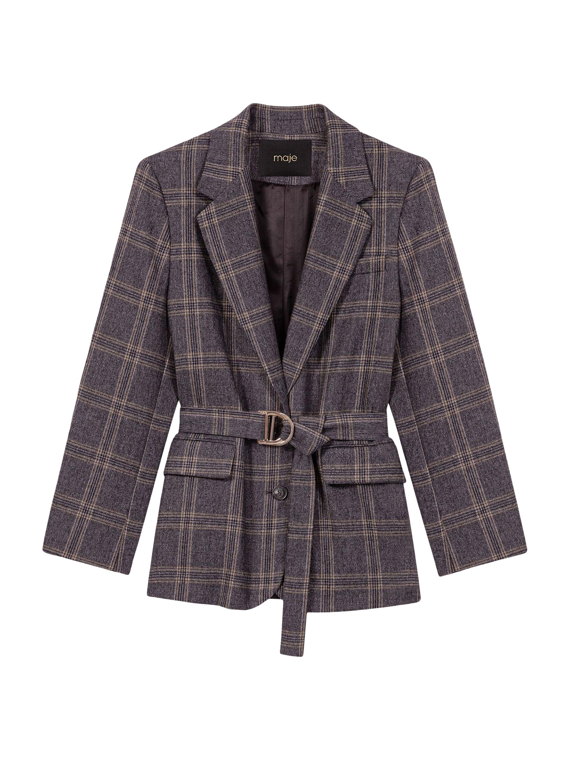 Maje Women's Suit Jacket - Grey