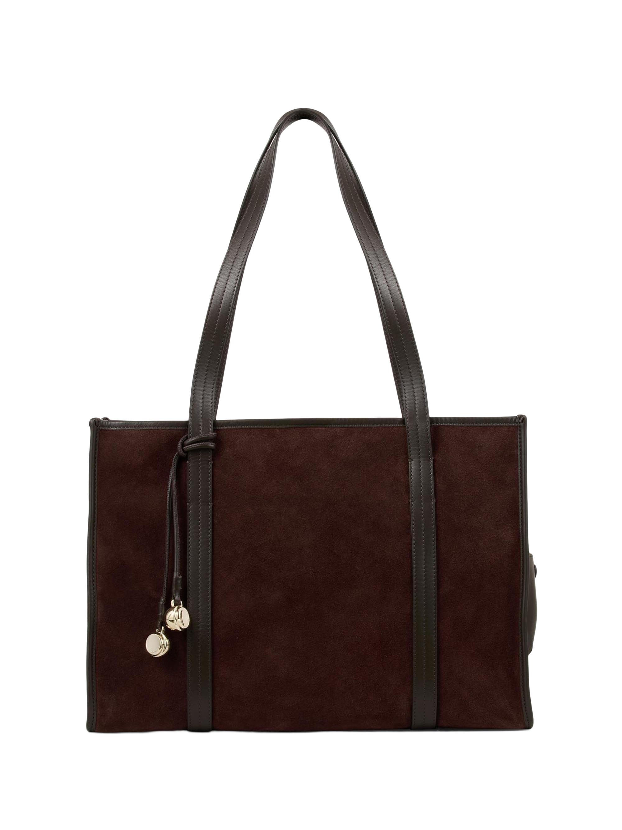 Chloé Medium Woody Canvas & Leather Tote | Saks Fifth Avenue