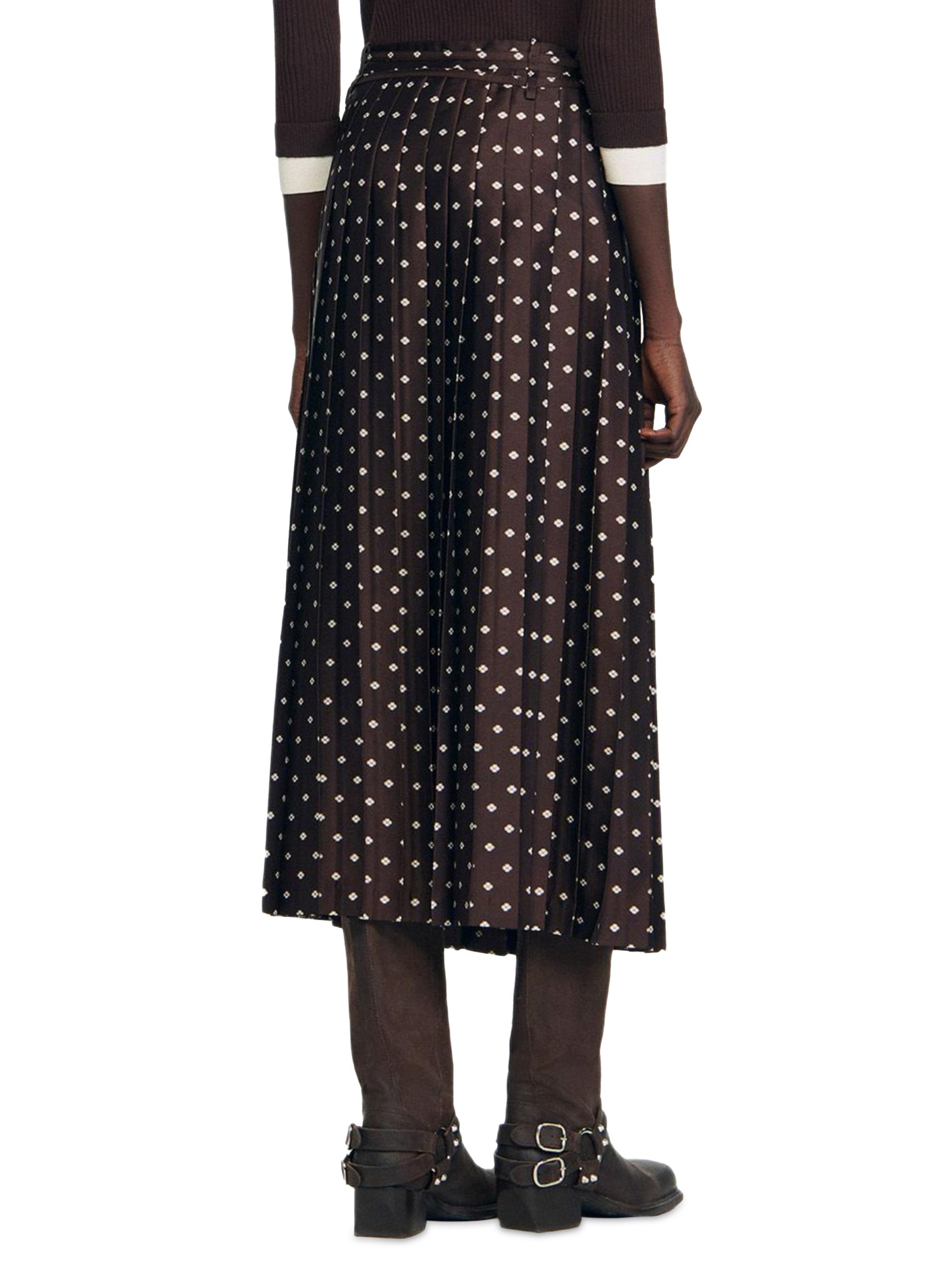 Sandro Scarf Print Maxi Skirt | Saks Fifth Avenue