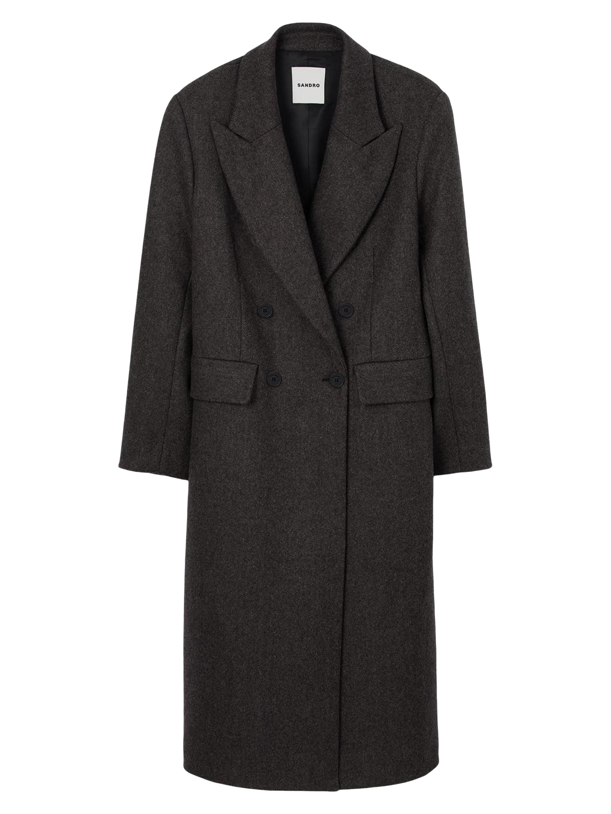 Sandro Oversized Wool Coat | Saks Fifth Avenue
