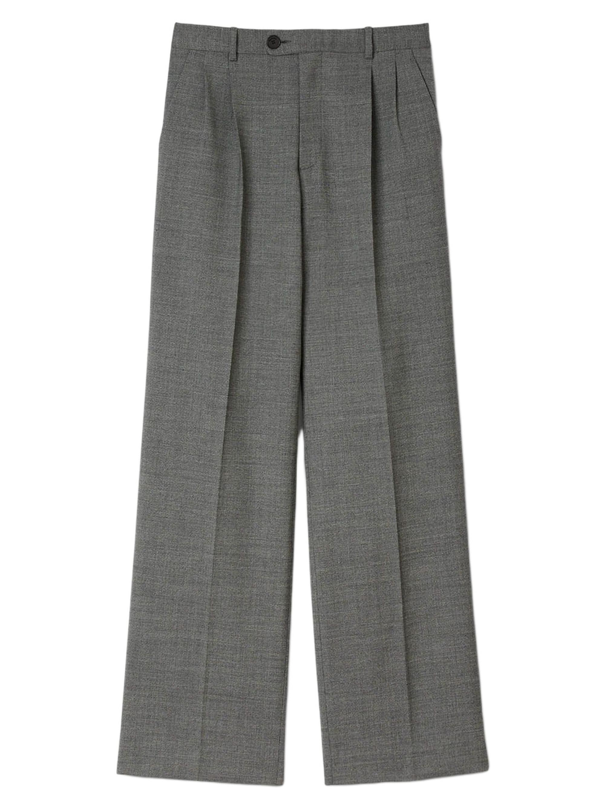 Sandro Women's Straight-Leg Trousers - Grey
