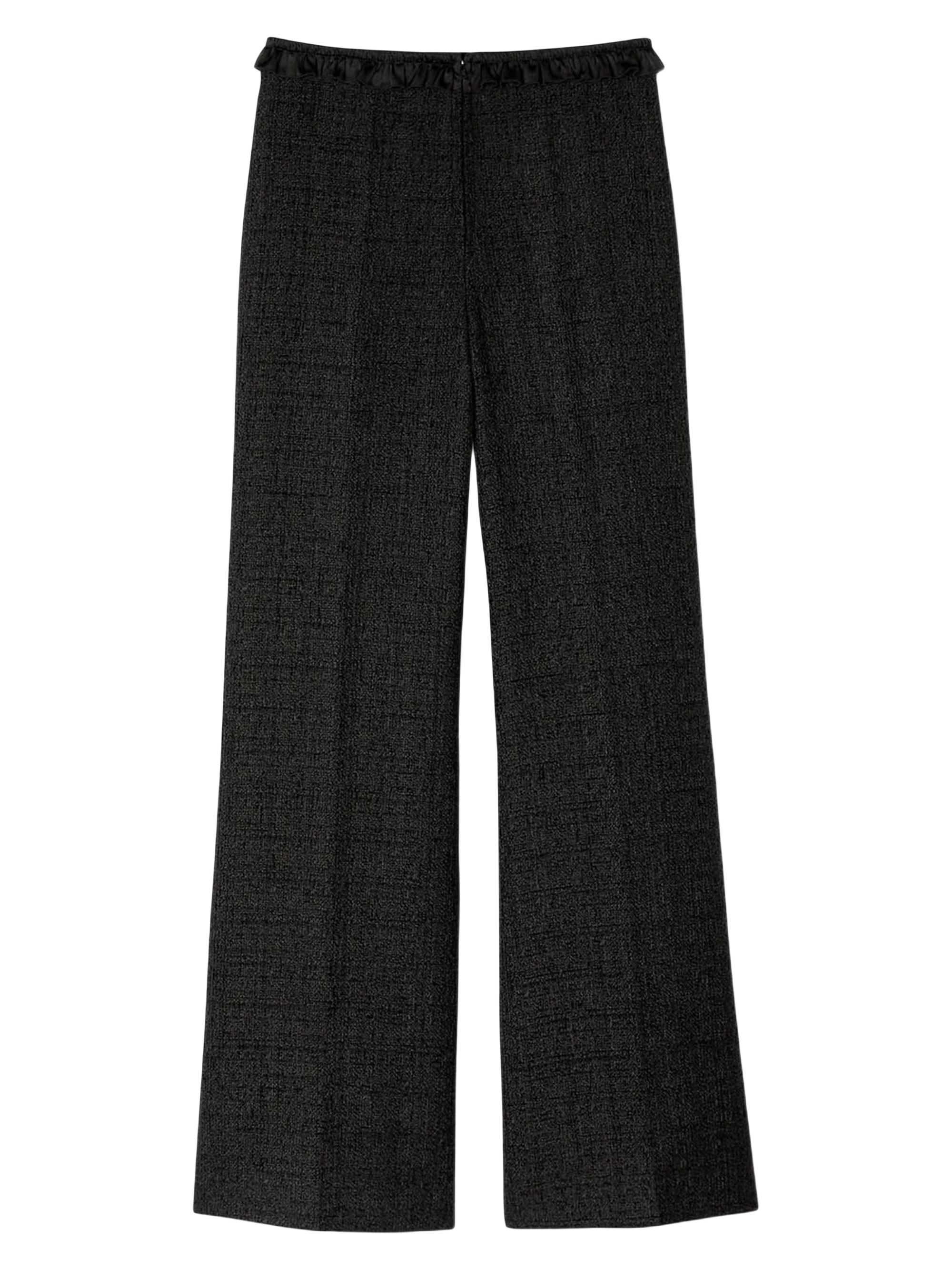 Sandro Women's Tweed Suit Trousers - Black