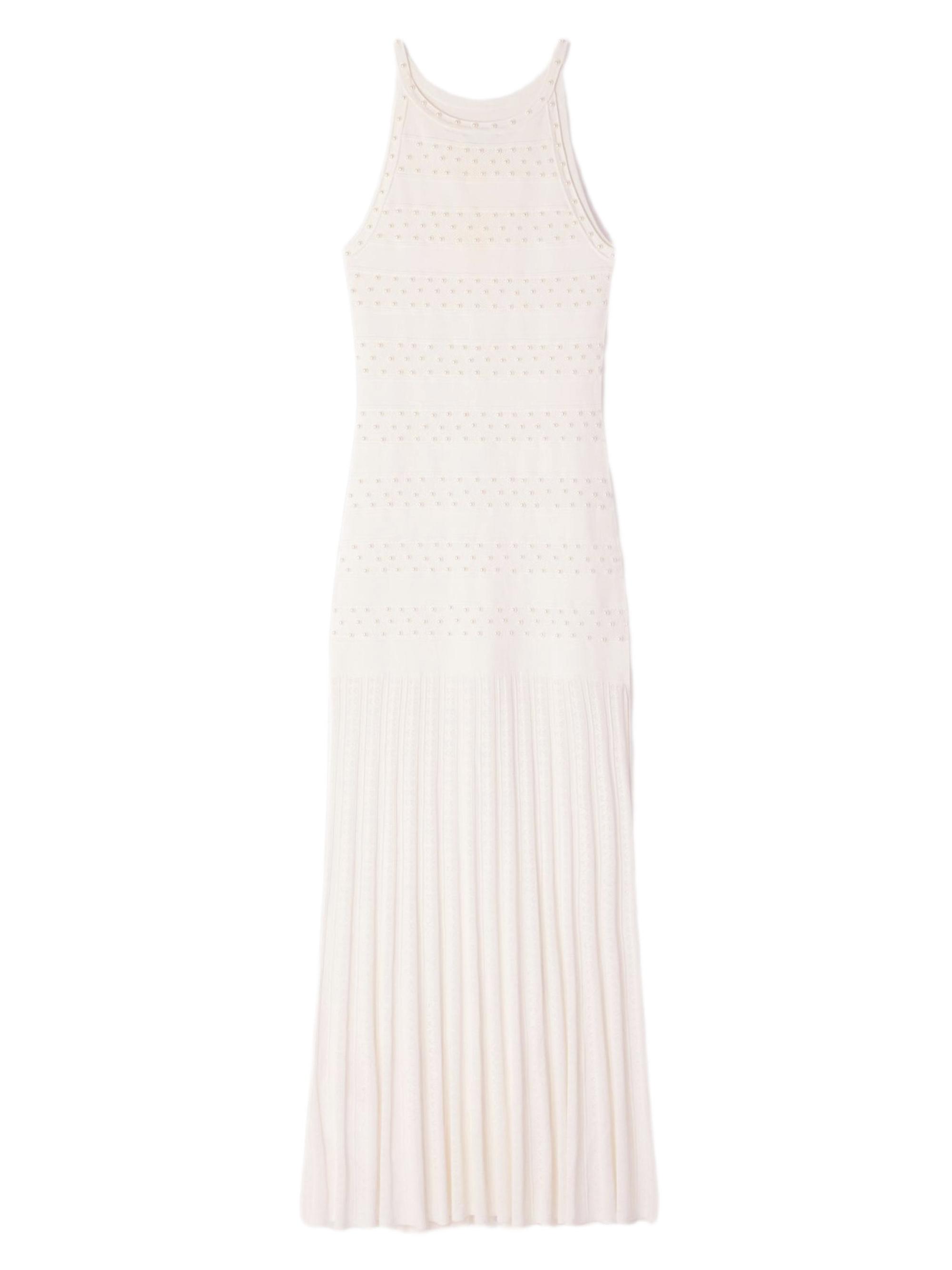 Sandro Women's Beaded Dress - Ecru