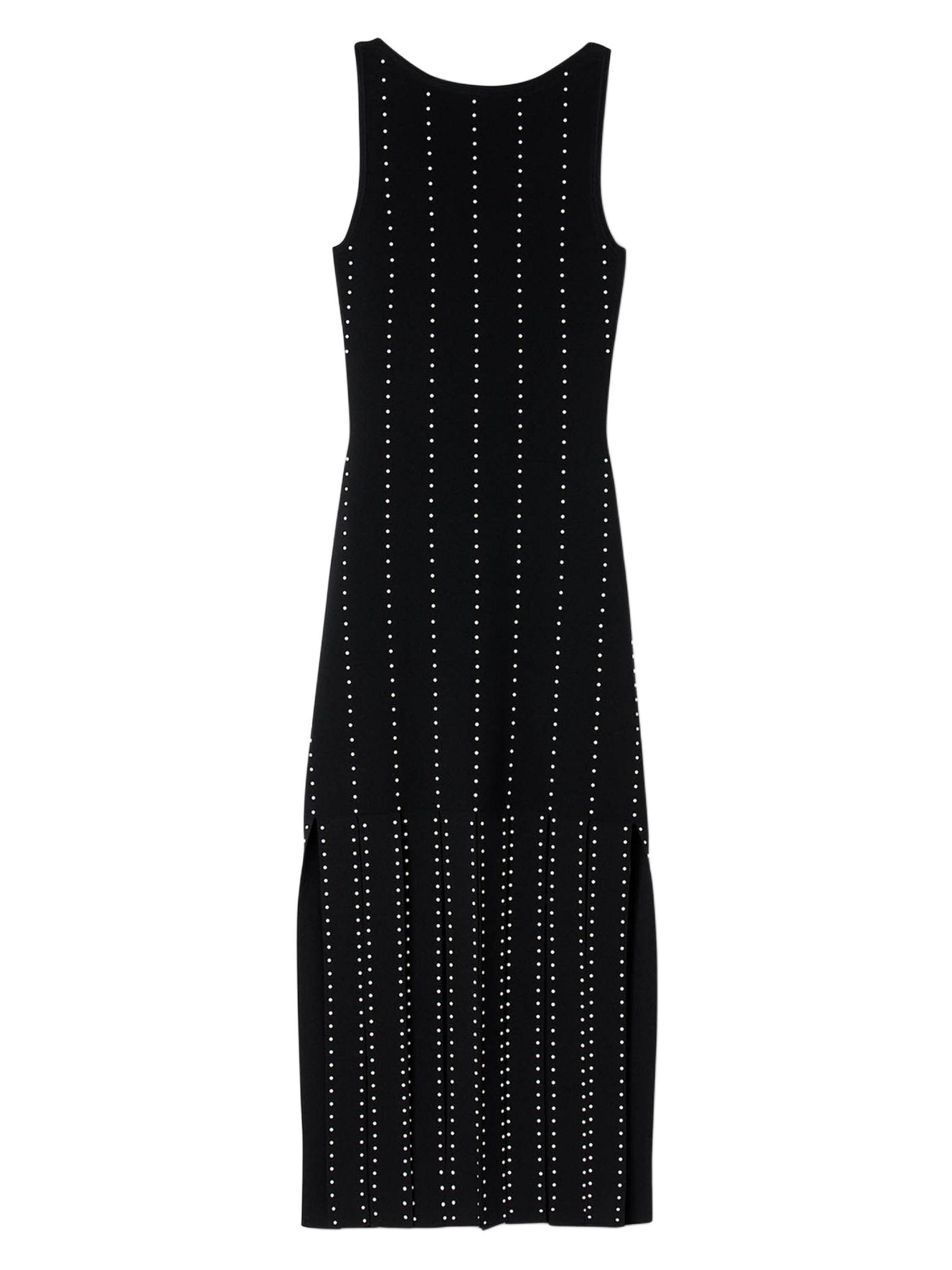 Sandro Women's Fringed Knit Dress - Black