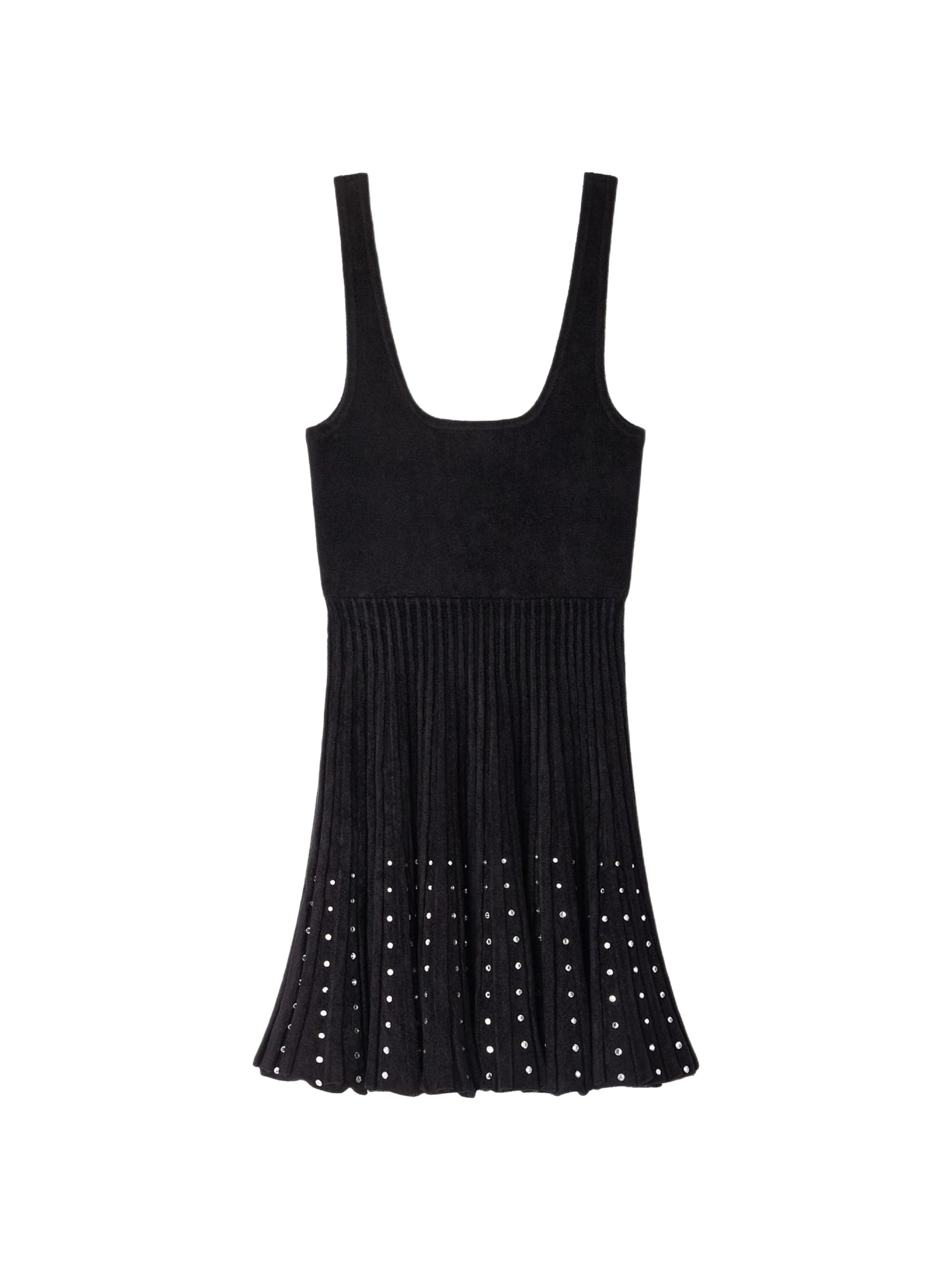 Sandro Women's Mini Rhinestone Dress - Black