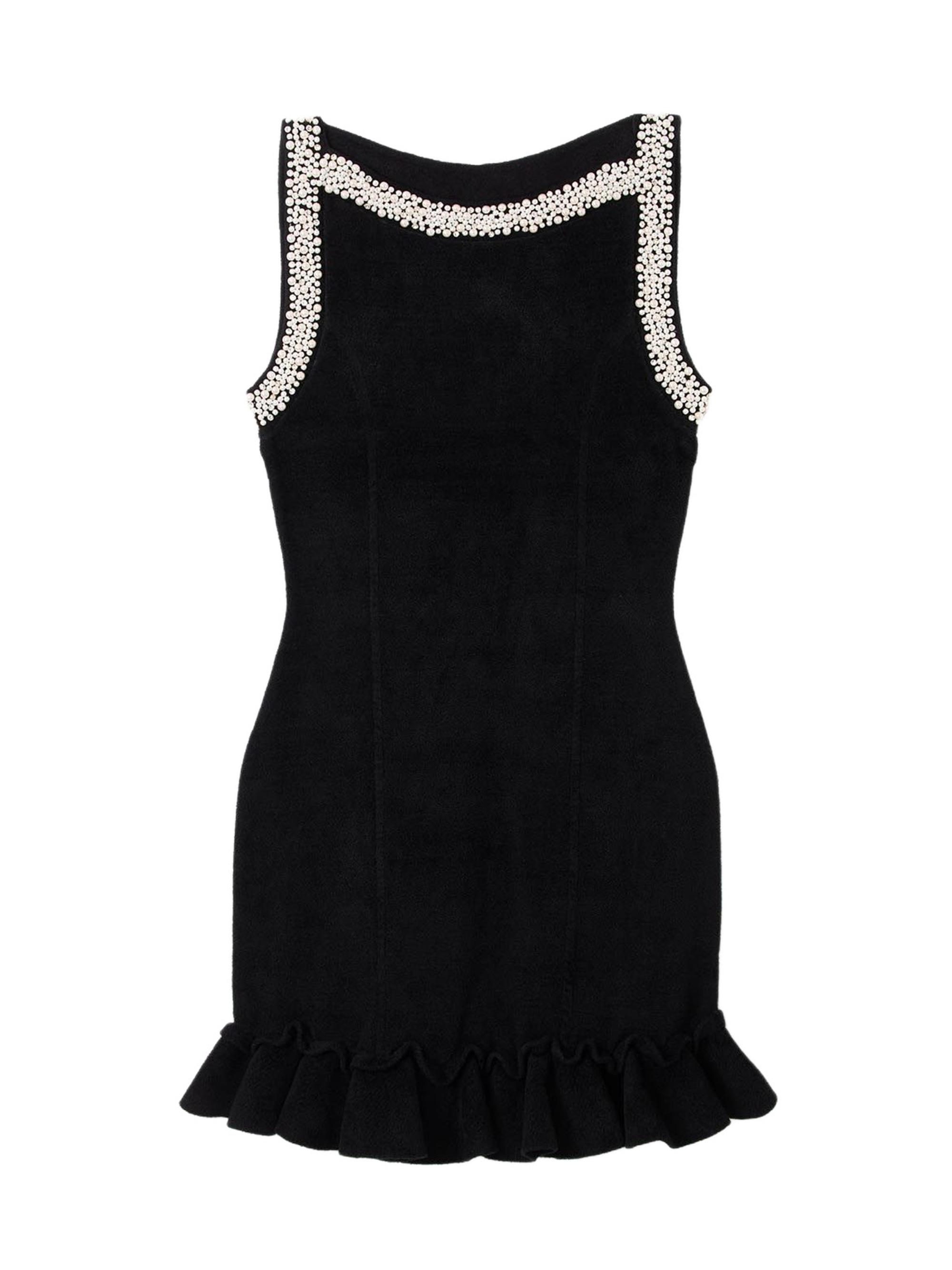 Sandro Women's Mini Beaded Dress - Black
