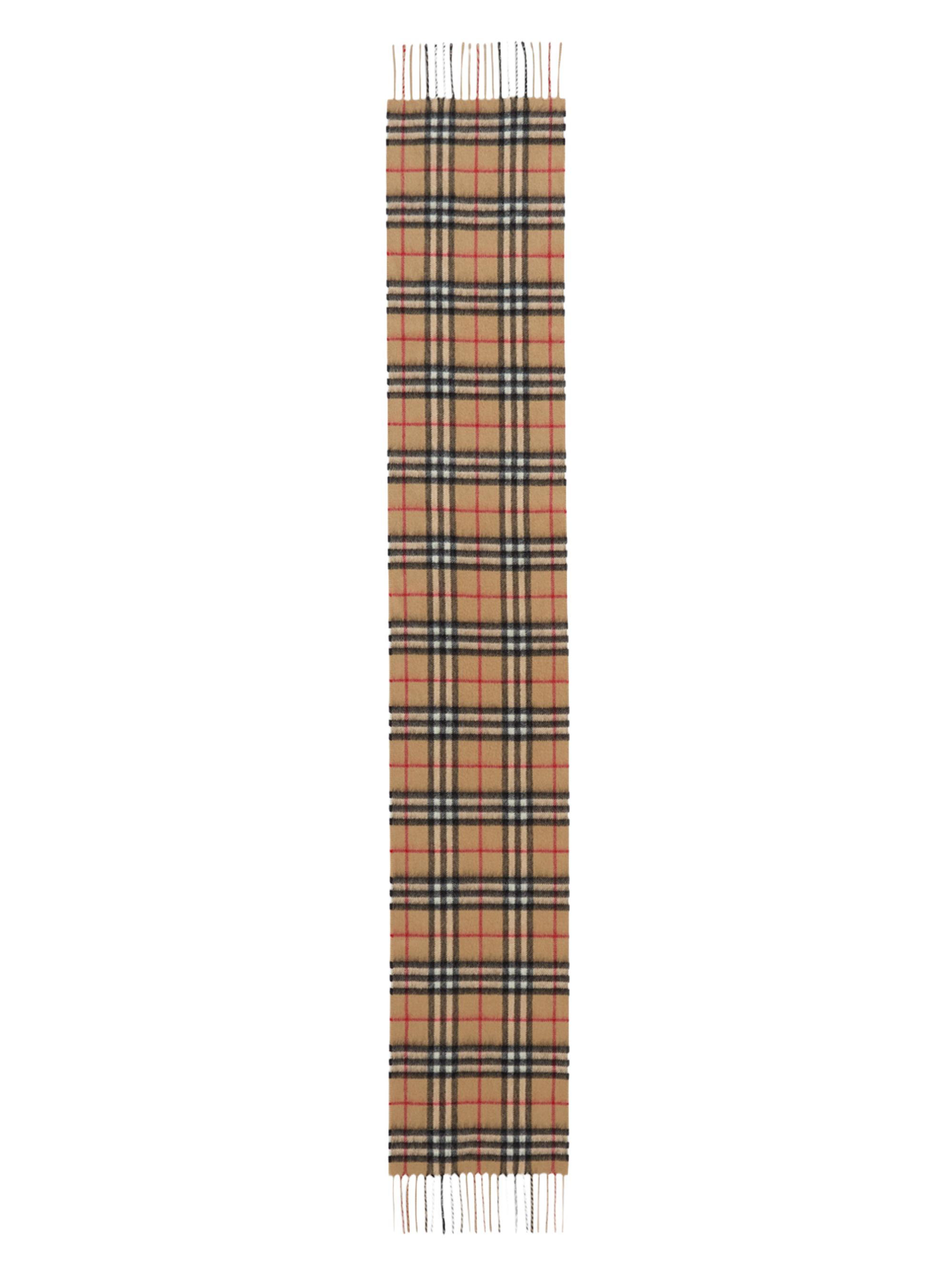 Burberry Kid's Vintage Check Cashmere Scarf - Beige