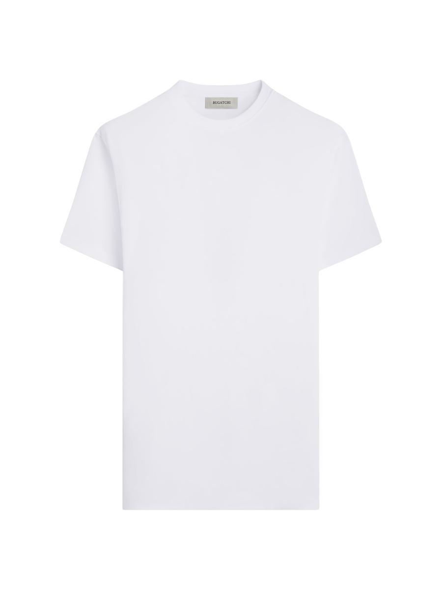 Bugatchi Men's Hank Crewneck Pima Cotton T-shirt In White