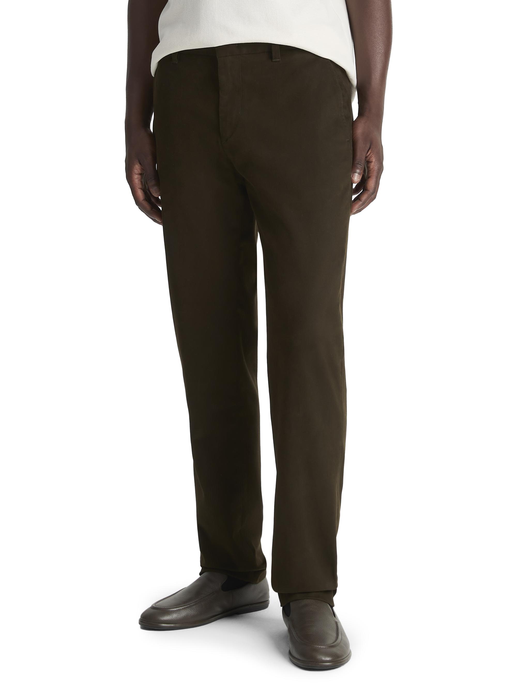 Vince Men's Owen Classic Chino Pants - Dark Leaf