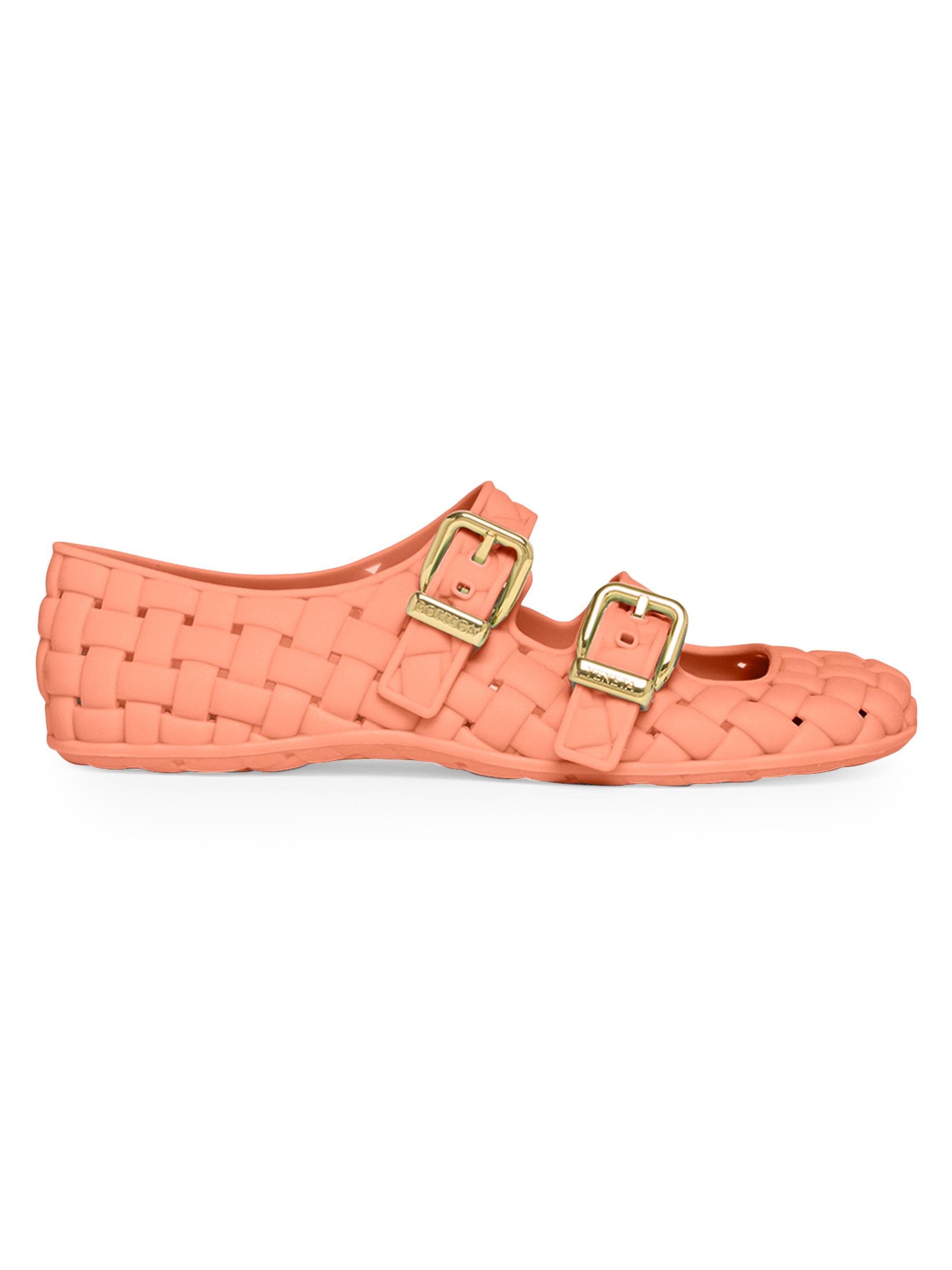 Bottega Veneta Women's Amy Intrecciato Ballet Flats - Pink