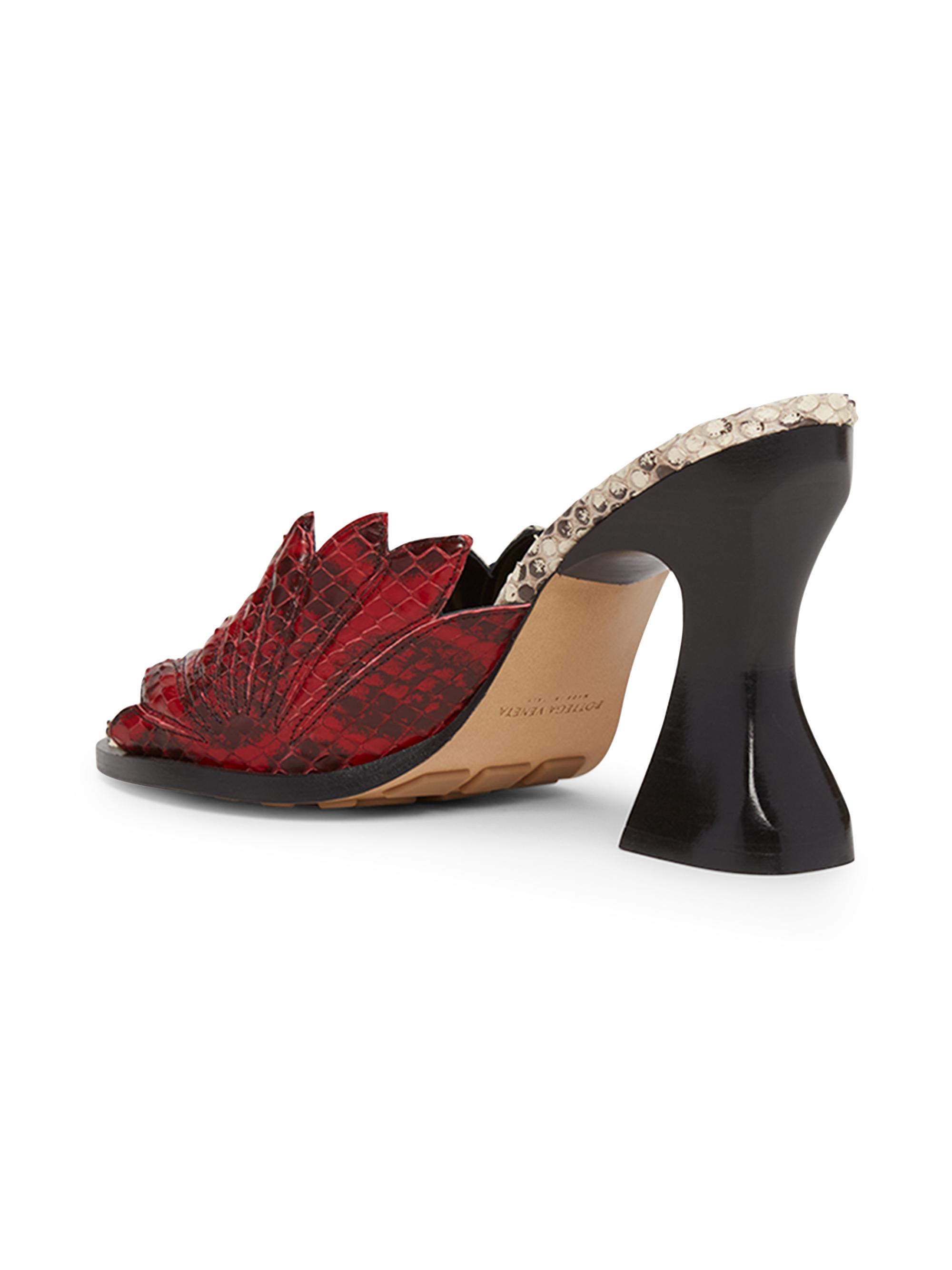 Bottega Veneta Cha-Cha 100MM Anaconda Mules | Saks Fifth Avenue