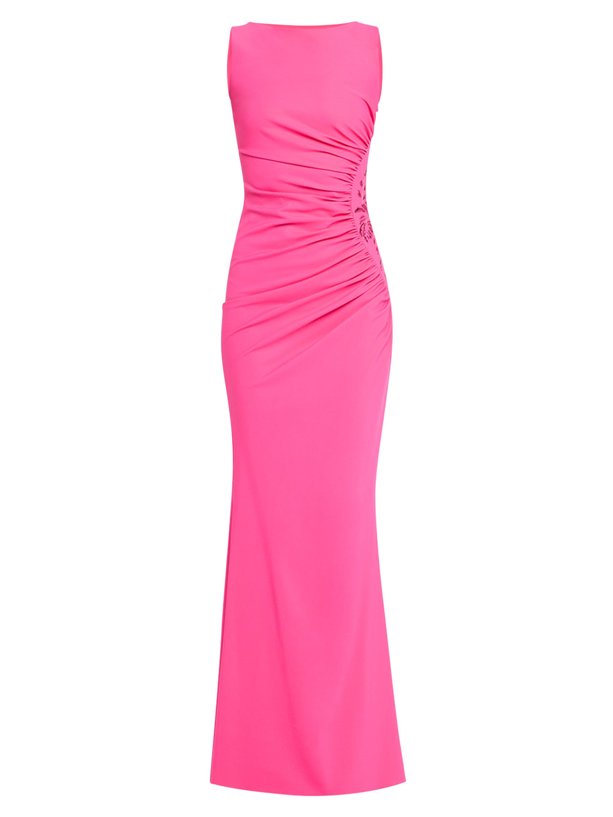 Tadashi Shoji Draped Bow Long-Sleeve Gown | Saks Fifth Avenue