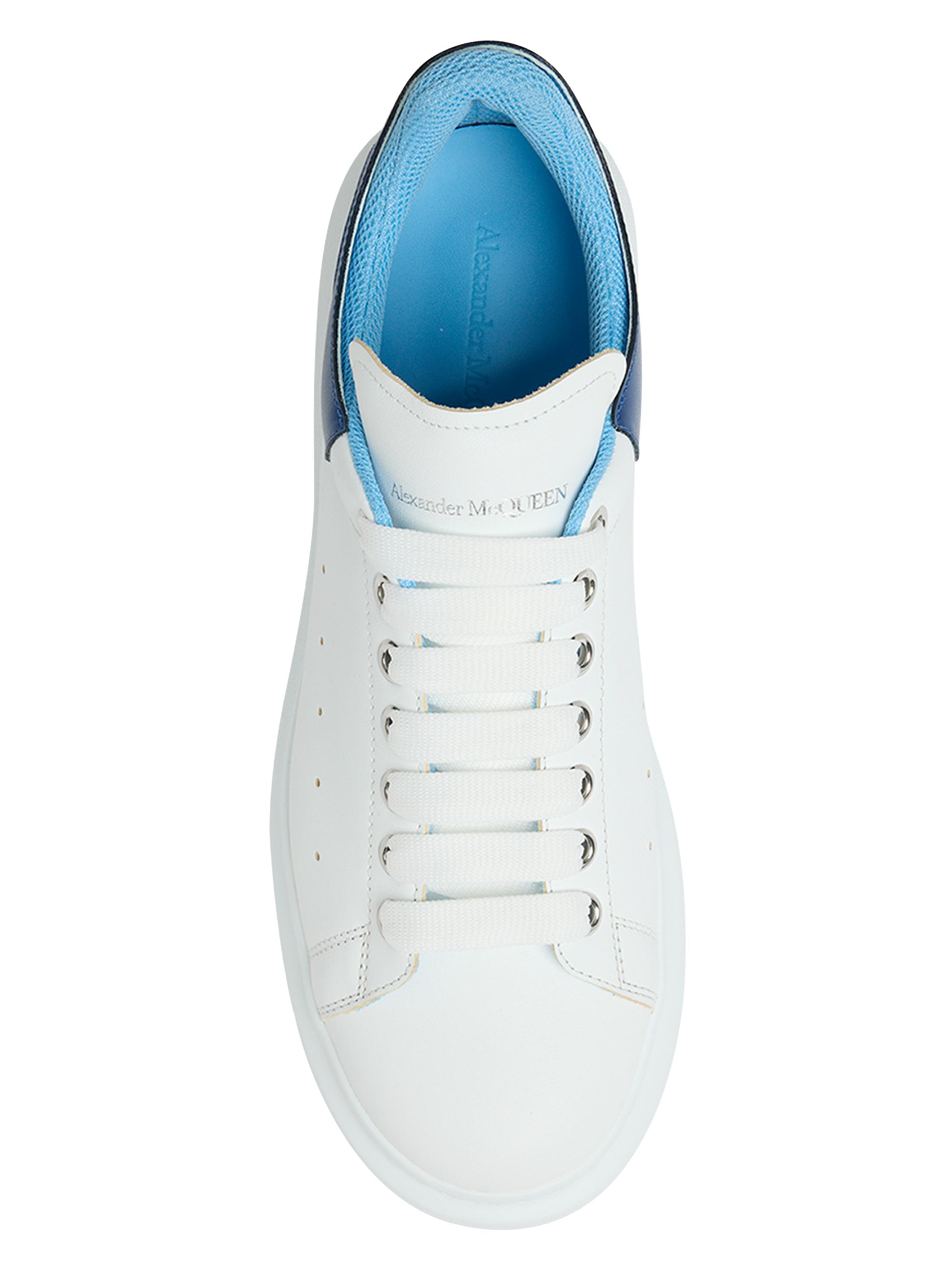 McQueen Oversized Leather Low-Top Sneakers | Saks Fifth Avenue