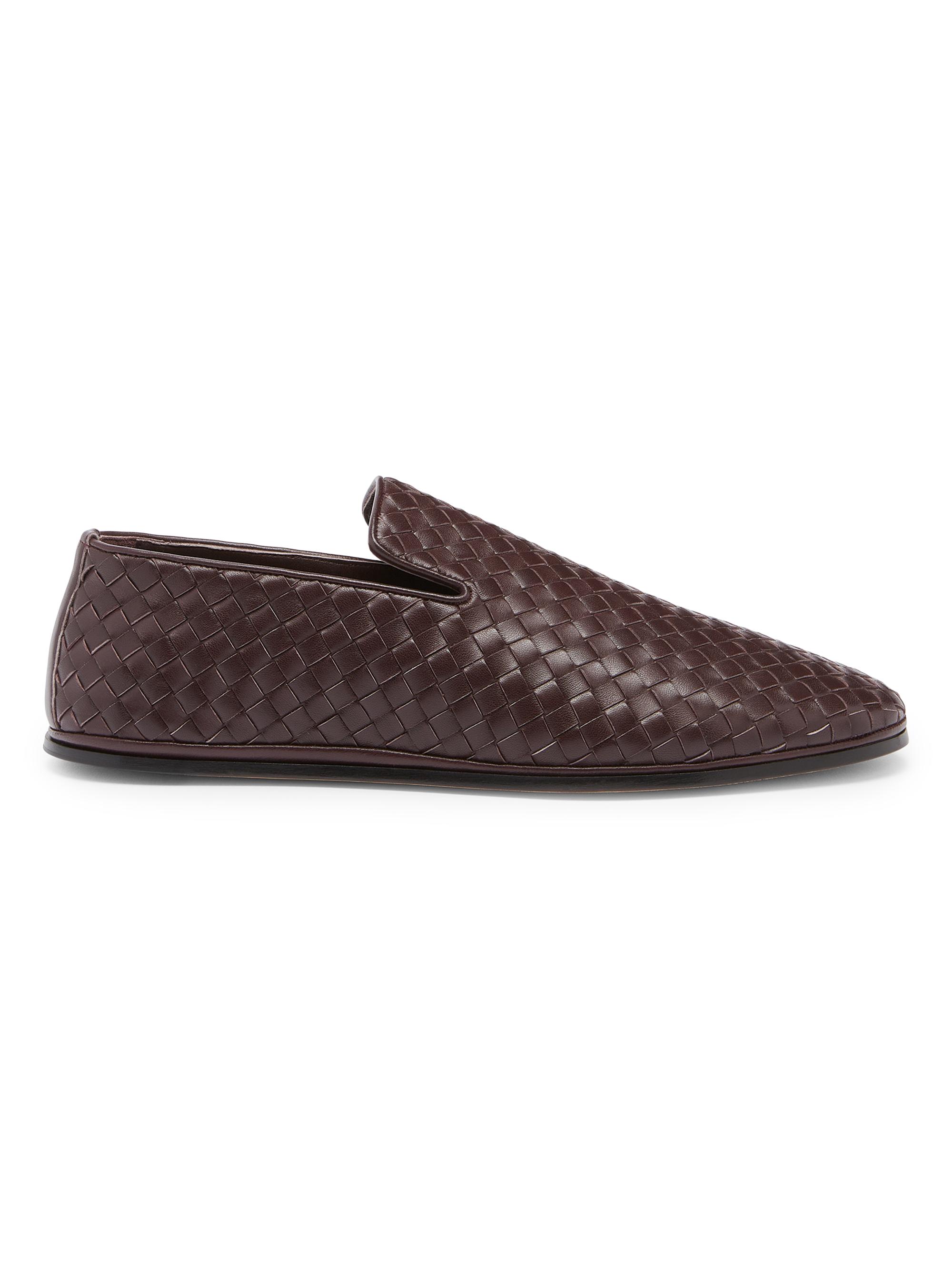 Bottega Veneta Sunday Intrecciato Leather Slippers | Saks Fifth Avenue