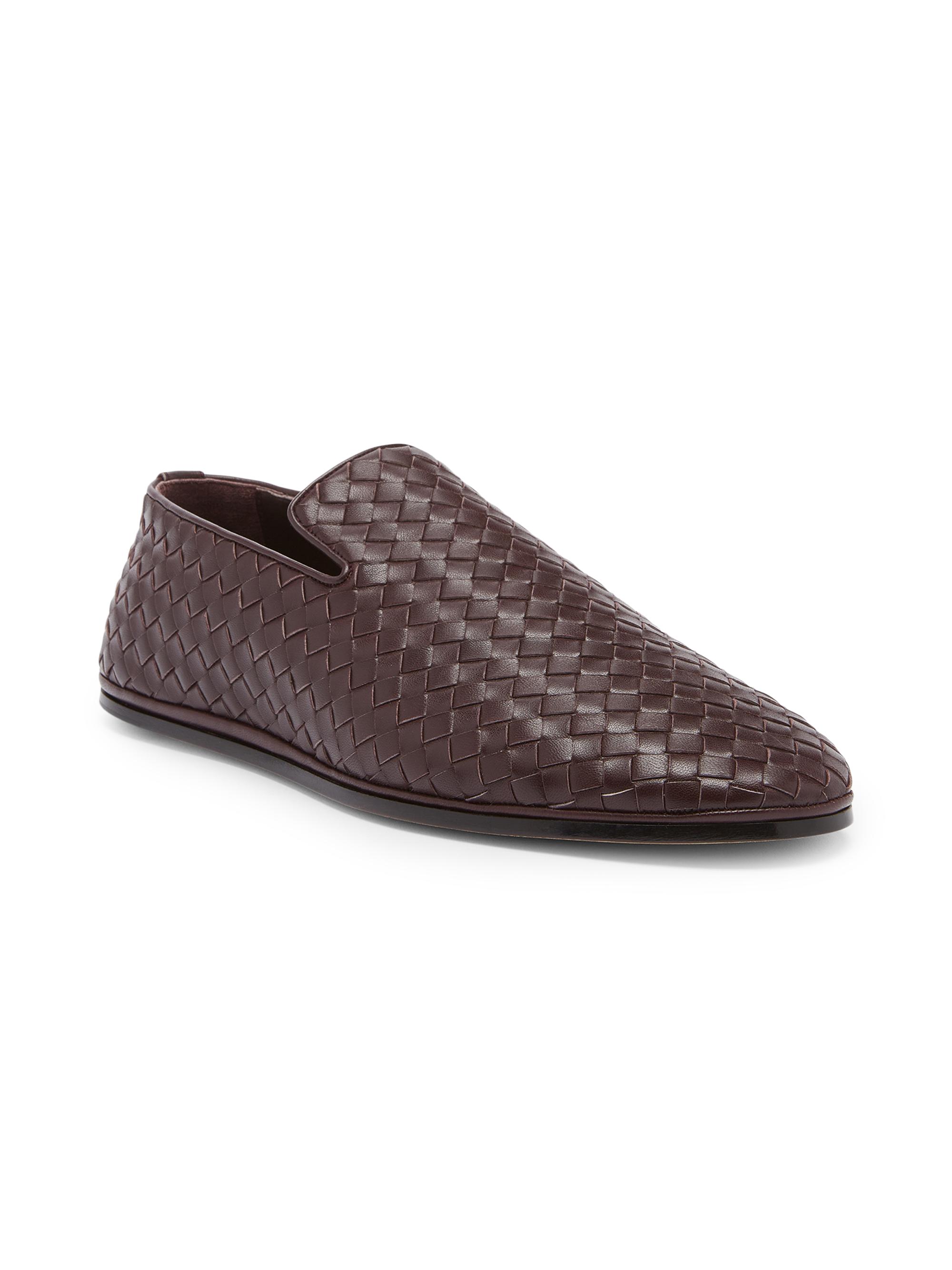 Bottega Veneta Sunday Intrecciato Leather Slippers | Saks Fifth Avenue