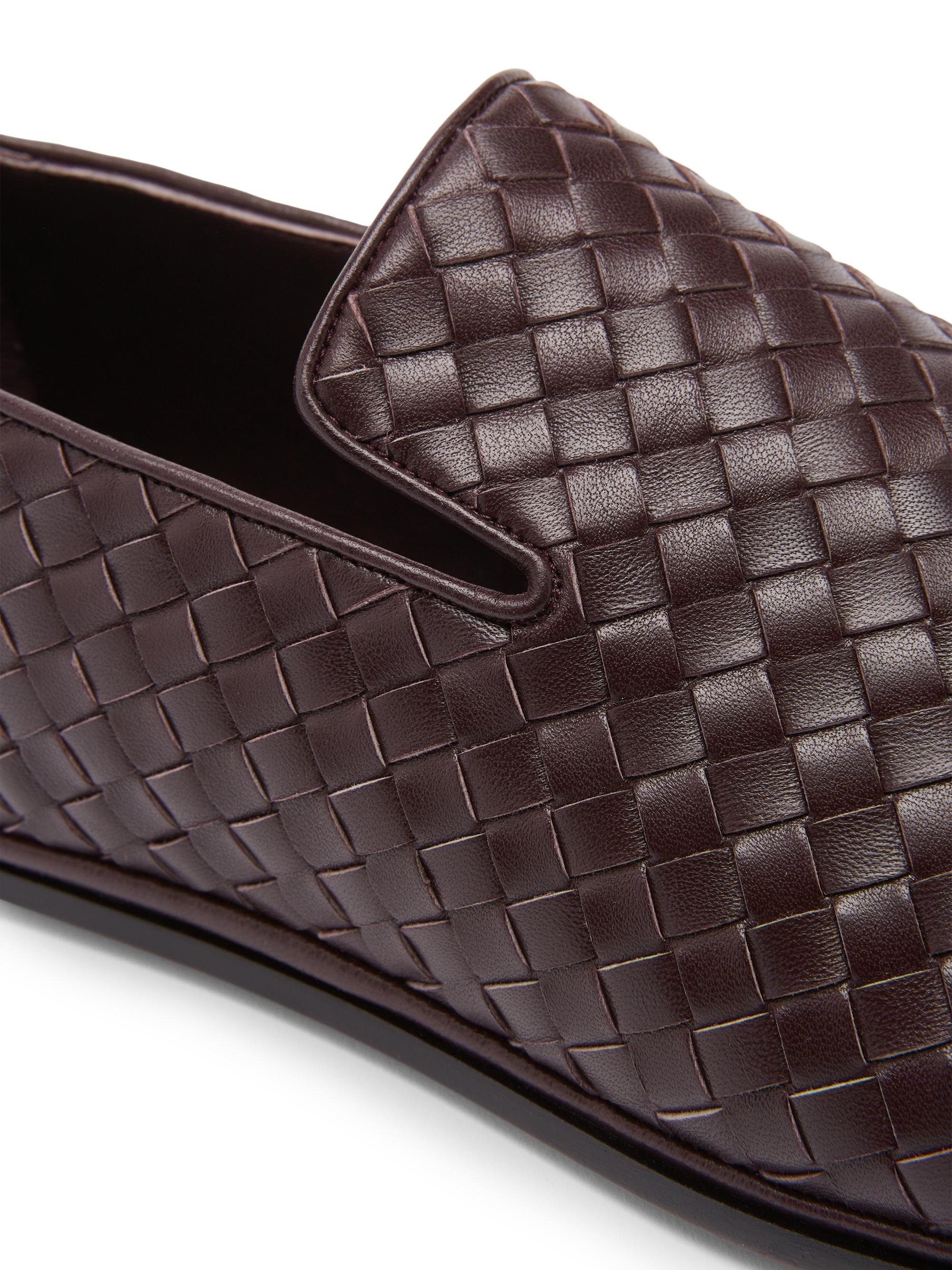 Bottega Veneta Sunday Intrecciato Leather Slippers | Saks Fifth Avenue