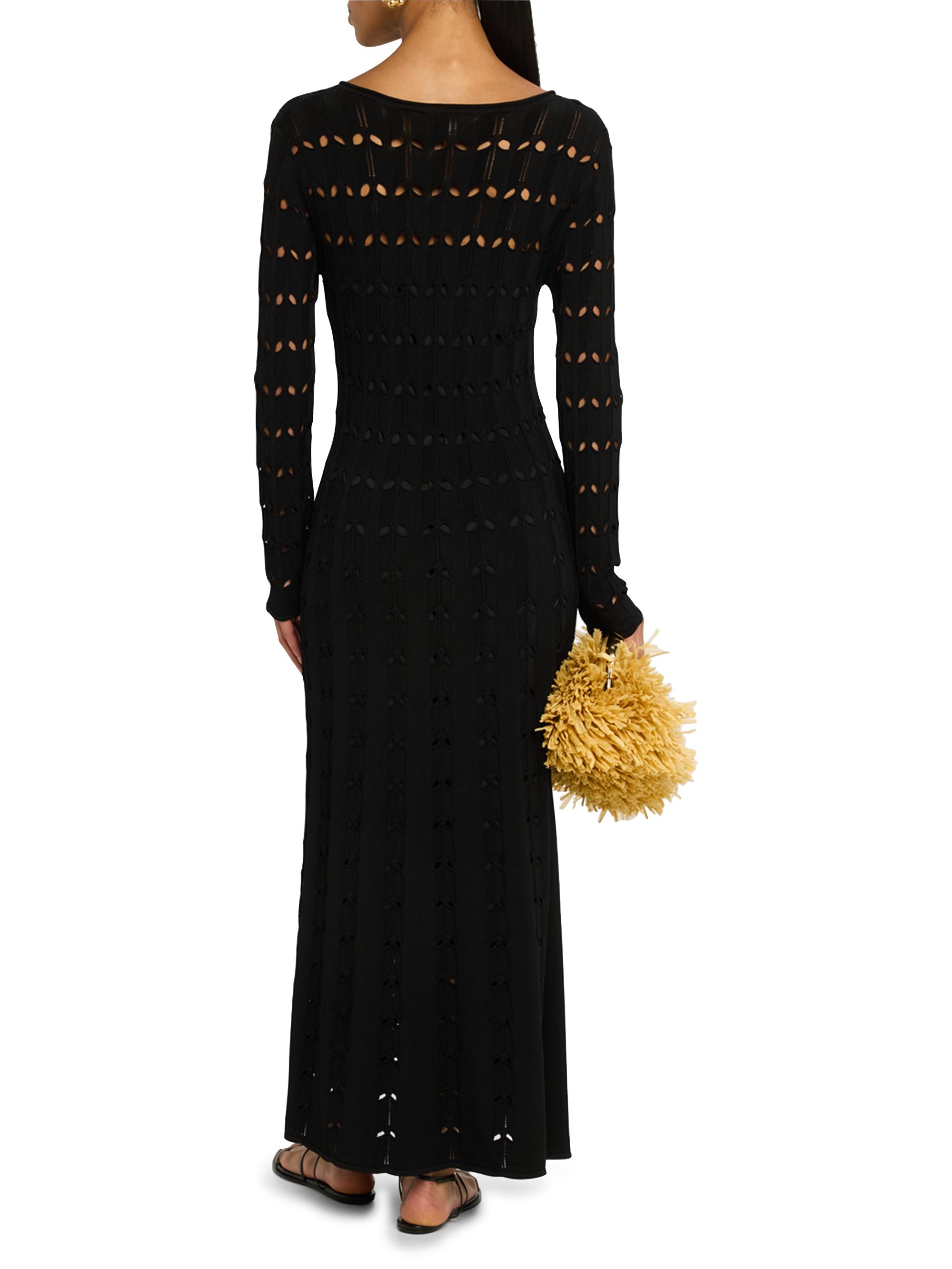 Zimmermann Rhiannon Pointelle-Knit Maxi Dress | Saks Fifth Avenue