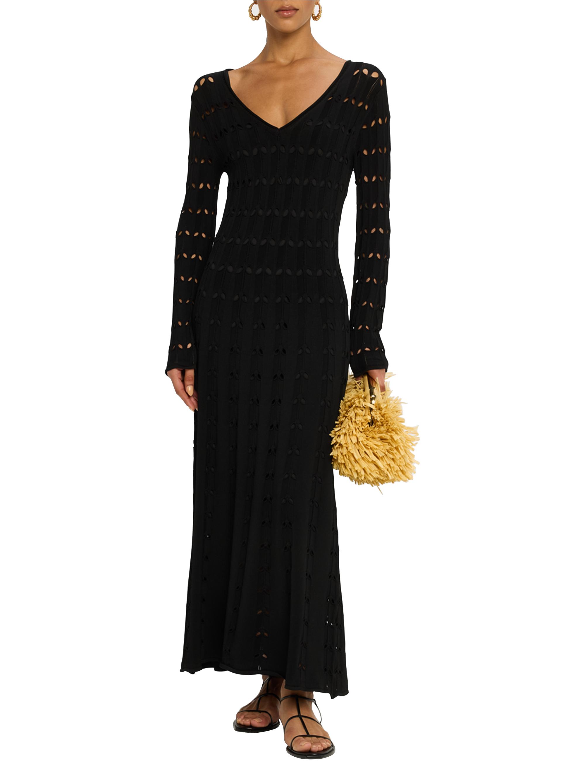 Zimmermann Rhiannon Pointelle-Knit Maxi Dress | Saks Fifth Avenue