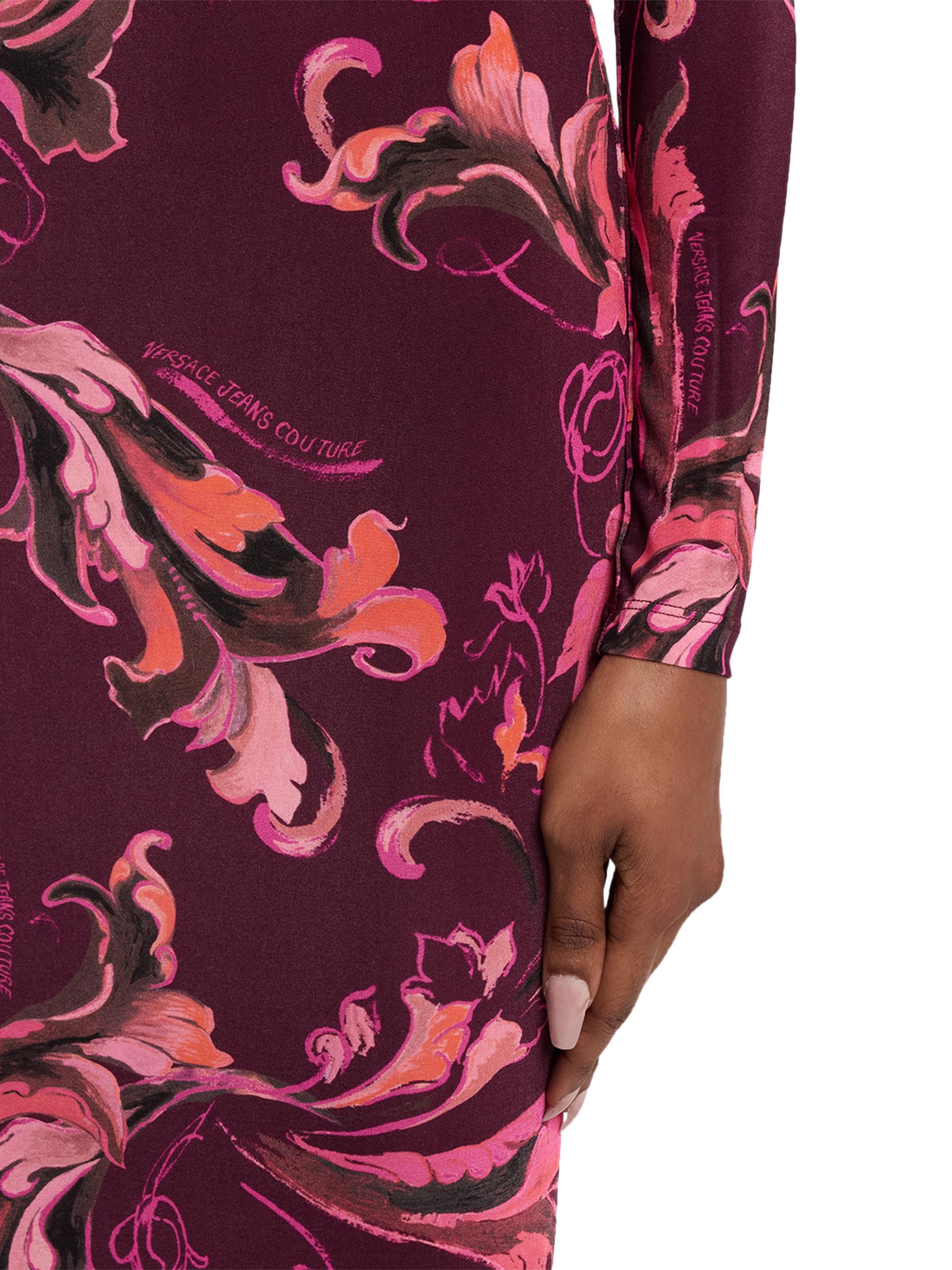 Versace Jeans Couture Porcelain Barocco Midi-Dress | Saks Fifth Avenue