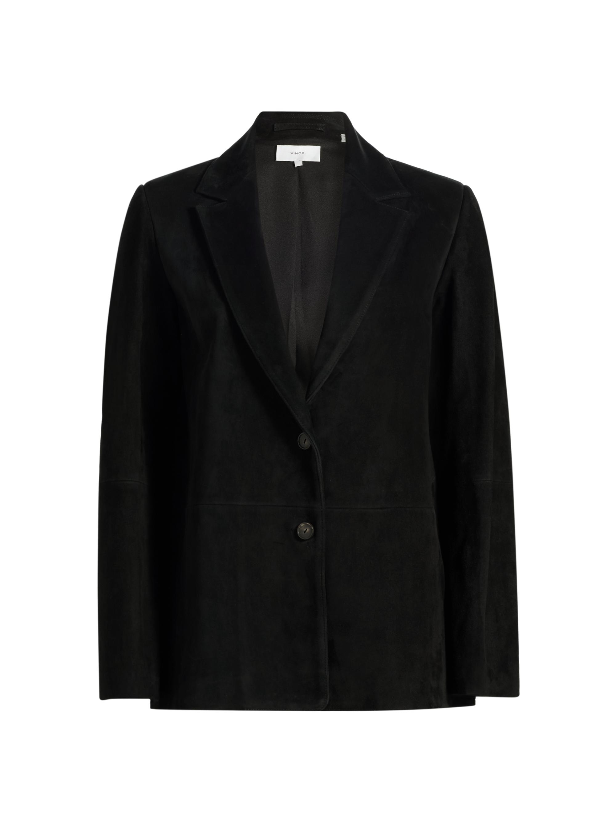 Vince Women's Suede Blazer - Black