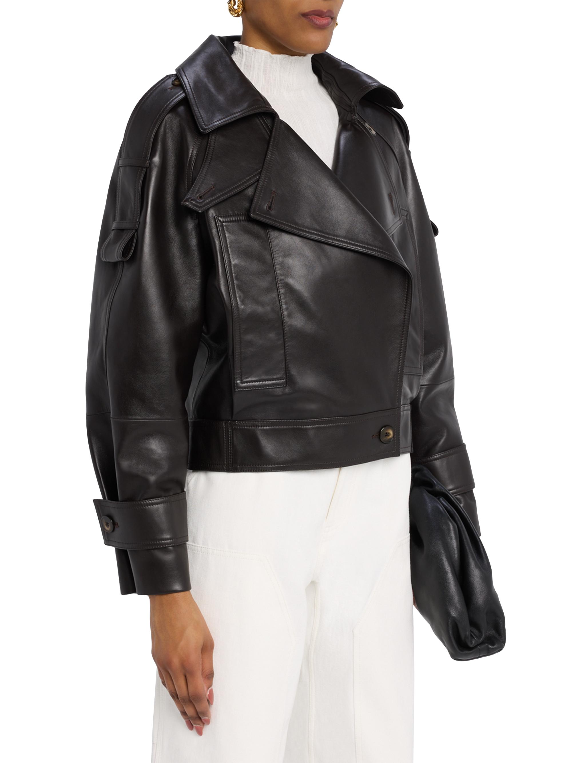 A.L.C. Miles Leather Utility Jacket | Saks Fifth Avenue