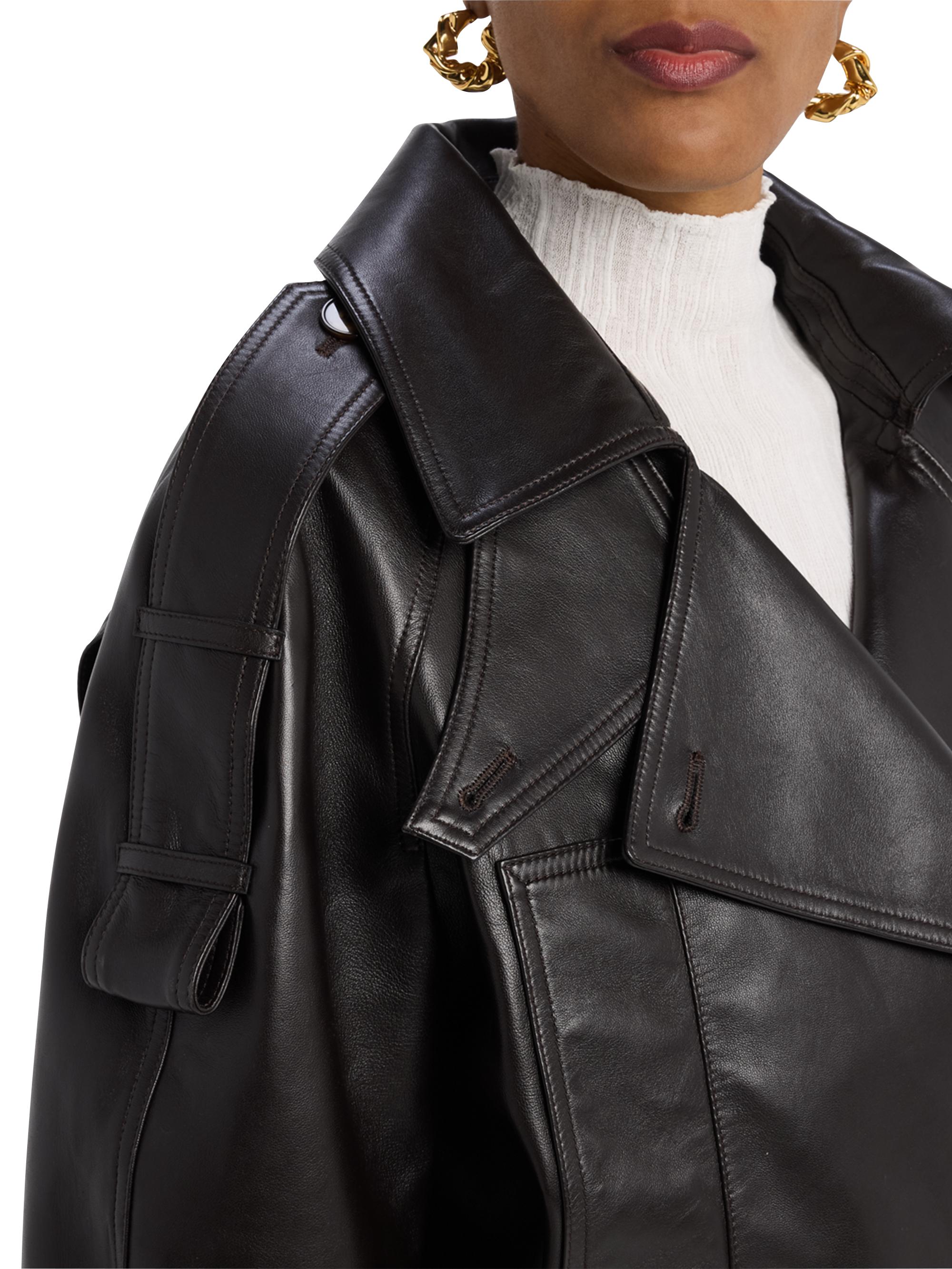 A.L.C. Miles Leather Utility Jacket | Saks Fifth Avenue