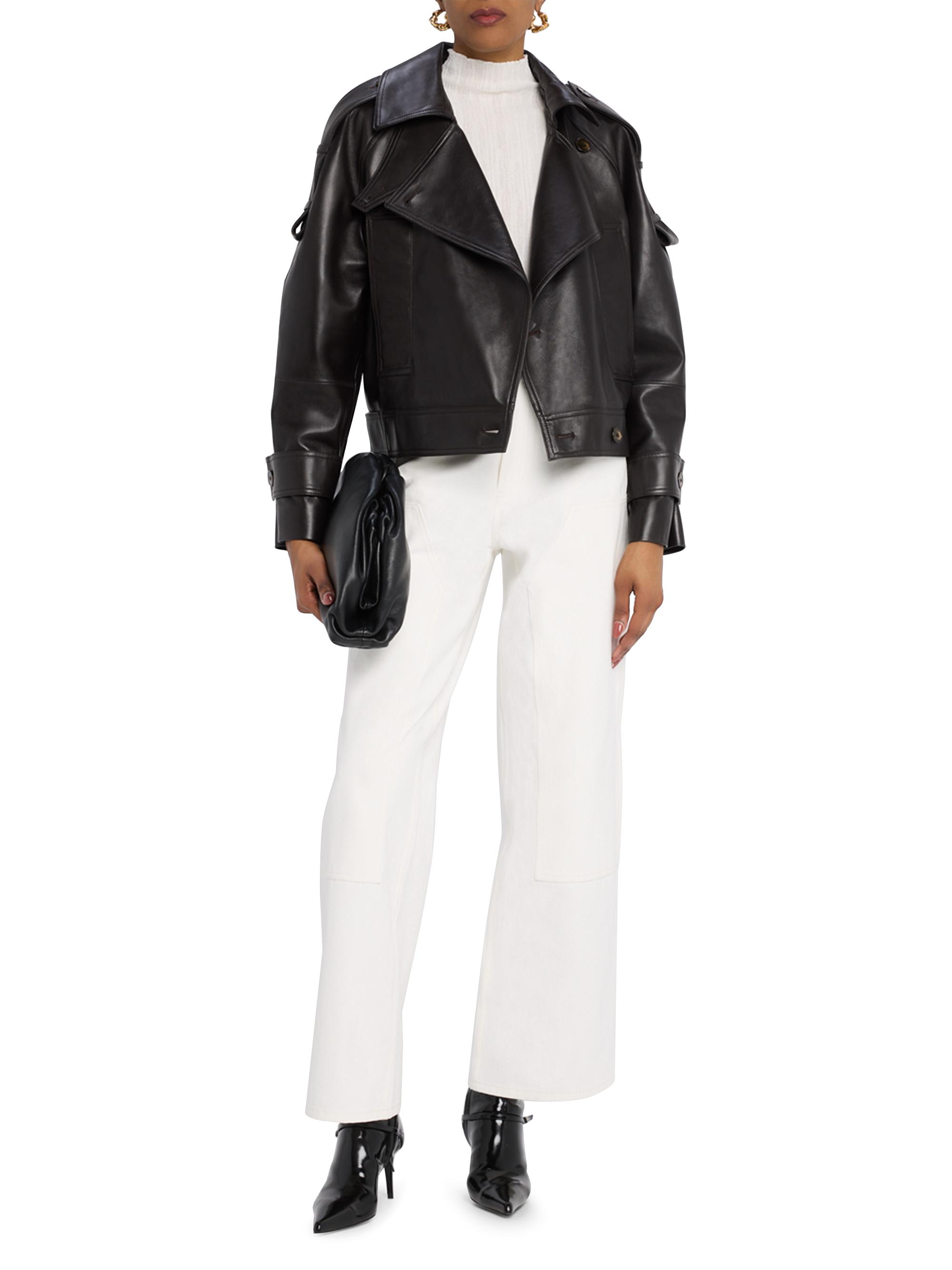 A.L.C. Miles Leather Utility Jacket | Saks Fifth Avenue