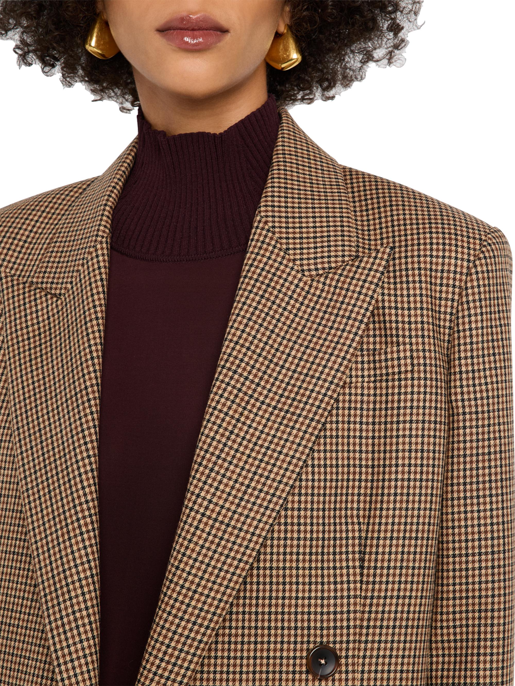A.L.C. Calla Checked Wool Tailored Jacket | Saks Fifth Avenue