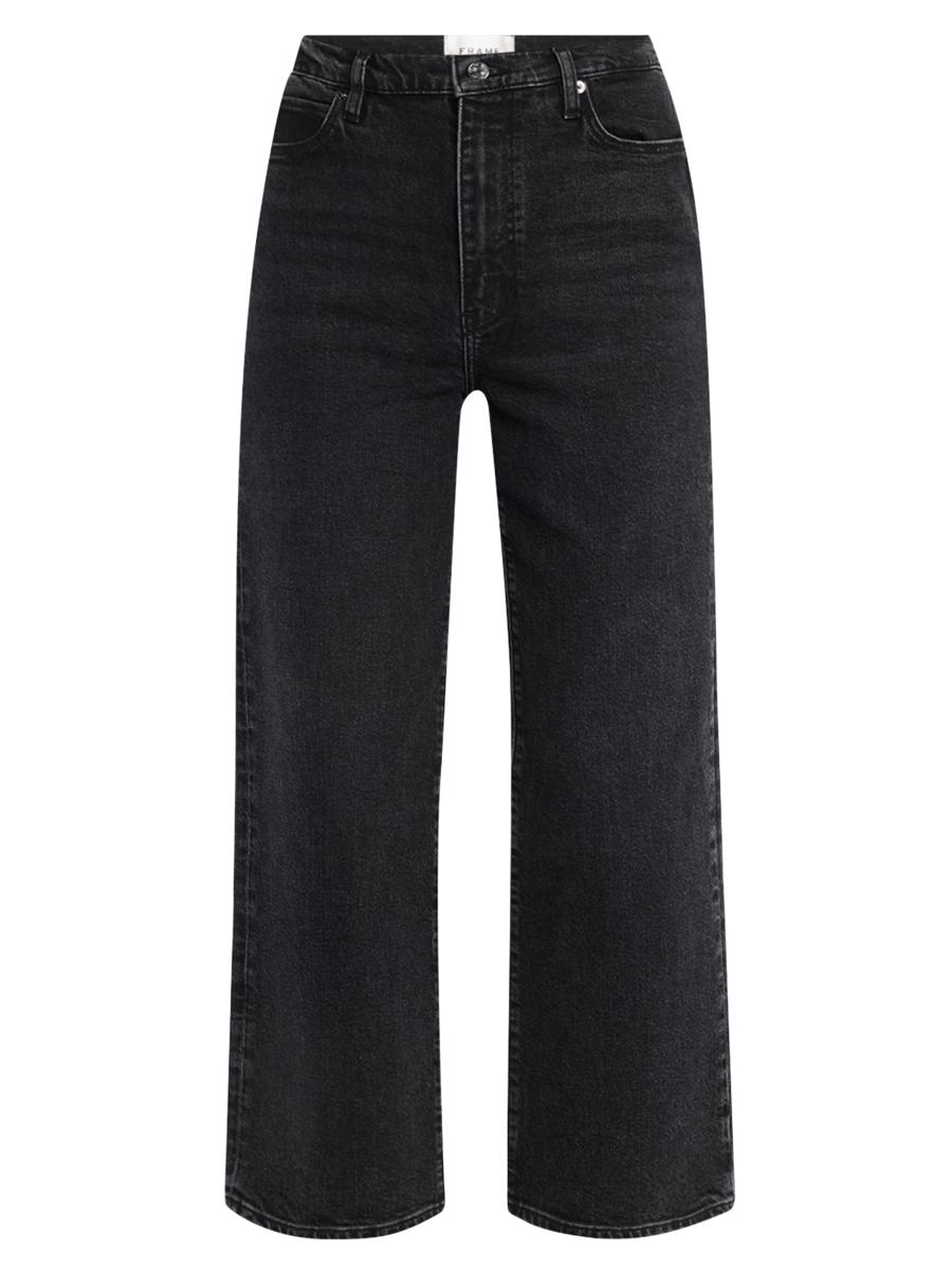 Frame Women's The Wide Crop High-rise Wide-leg Jeans