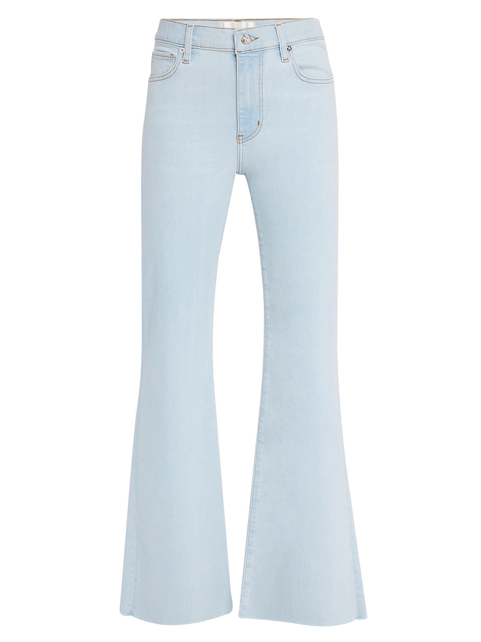 FRAME Women's The Icon Mid-Rise Stretch Flare Jeans - Medium Blue