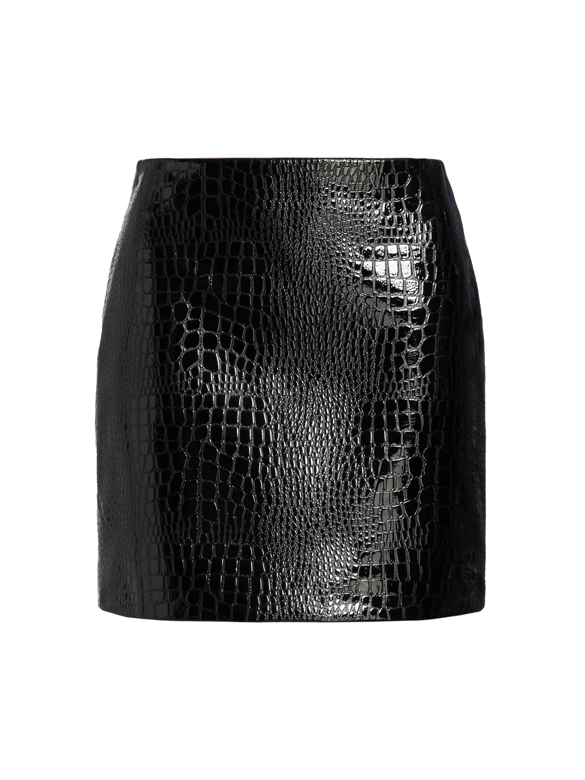 Aknvas Cherry Faux-Leather Miniskirt | Saks Fifth Avenue
