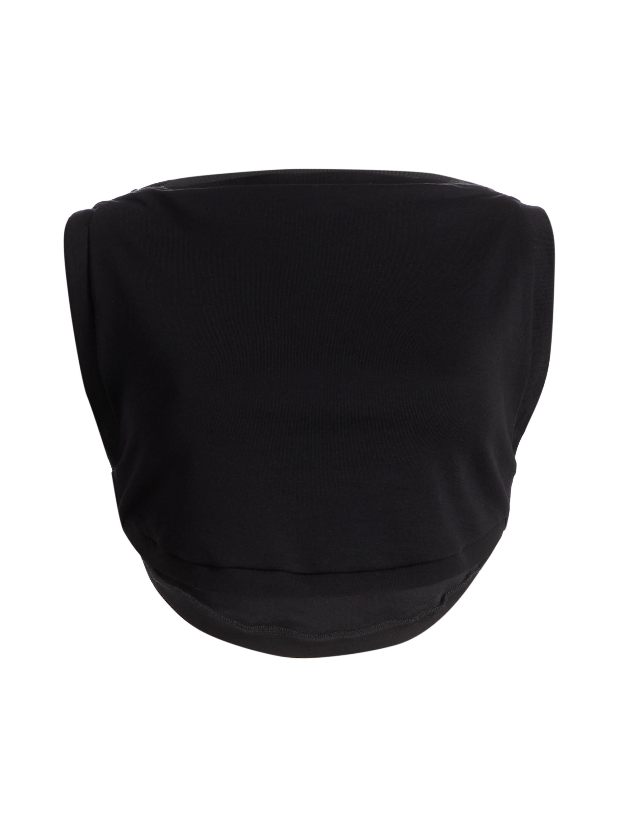 A.L.C. Women's Mae Draped Cotton Crop Tank - Black