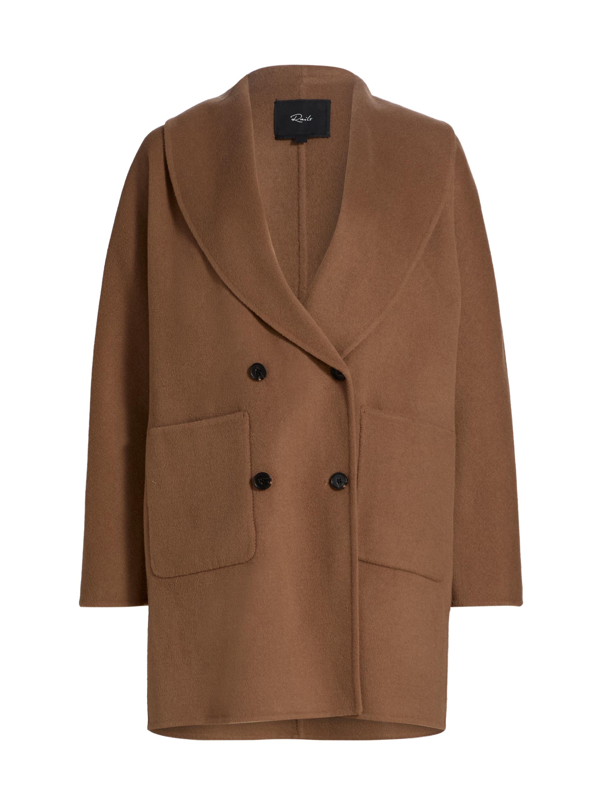 Rails Lore Colorblocked Wool-Blend Coat | Saks Fifth Avenue